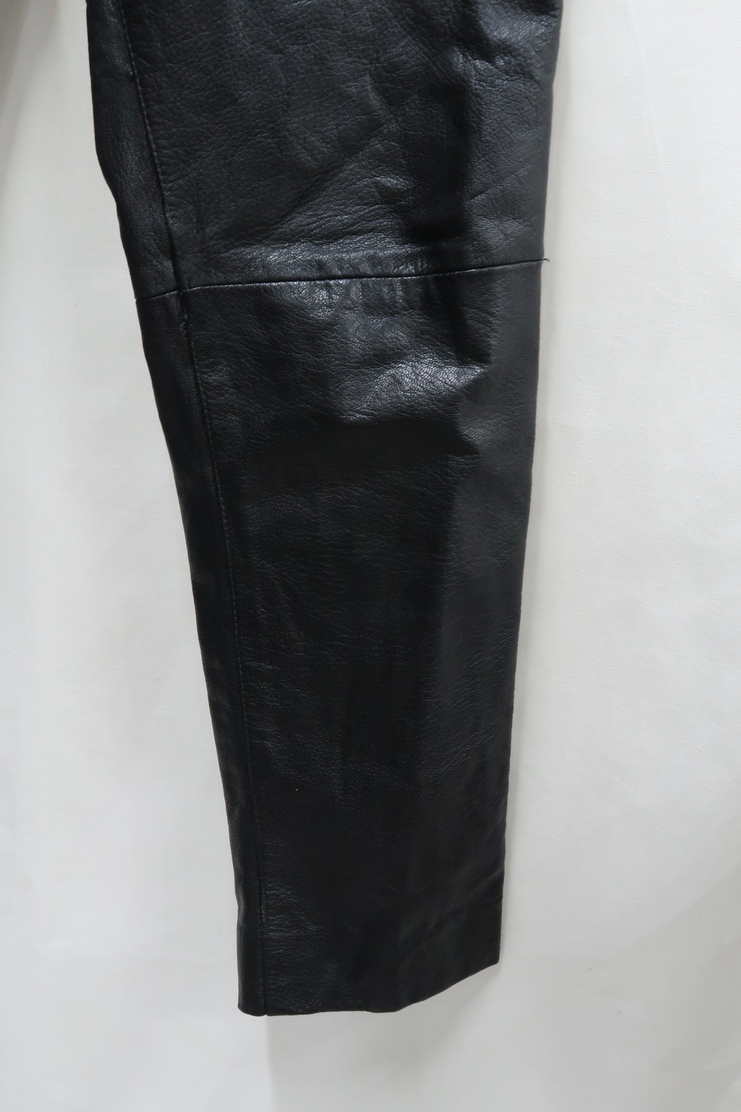 Jeans en cuir noir - Classic woman - S