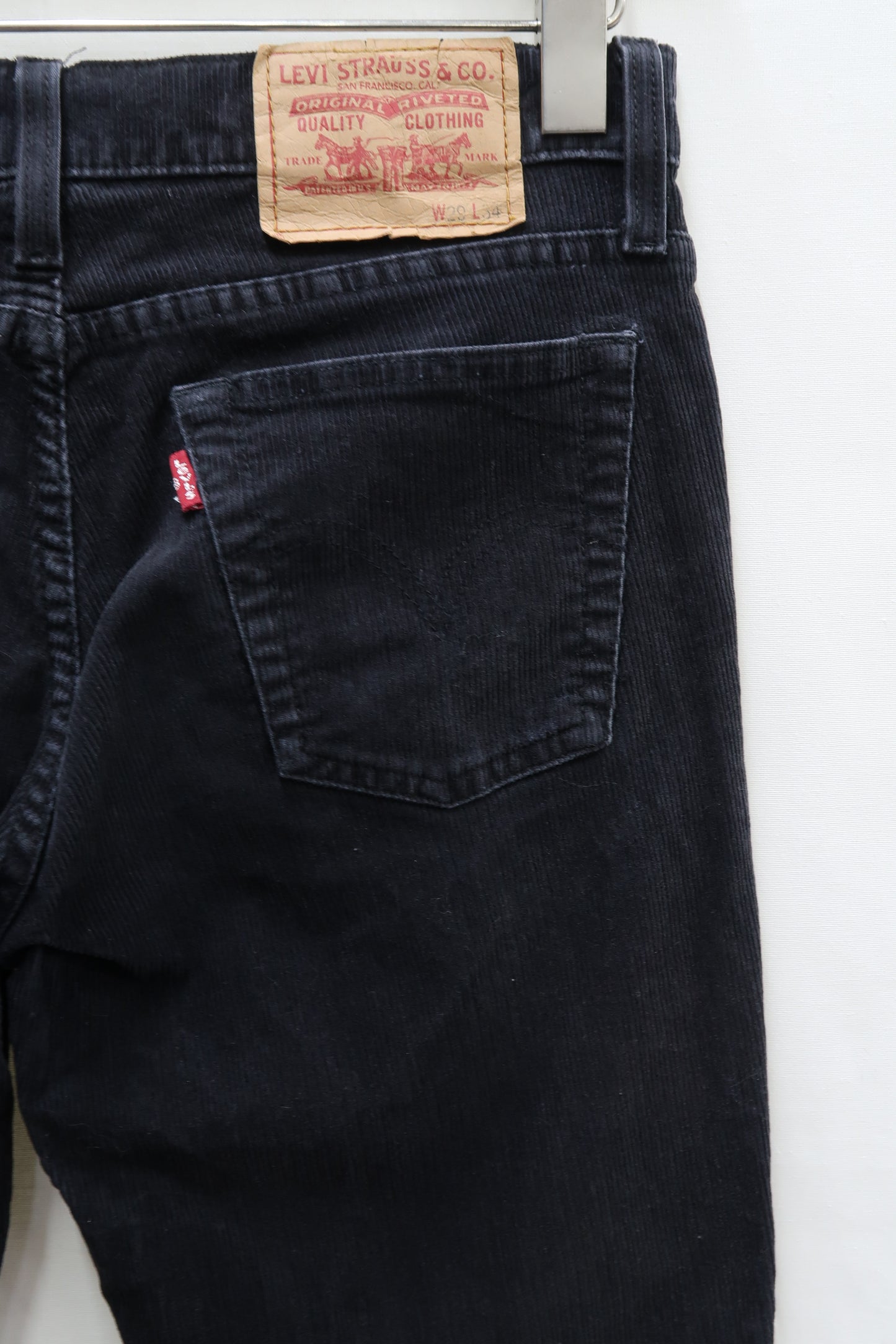 Pantalon noir strié - Levi's - W29 L34