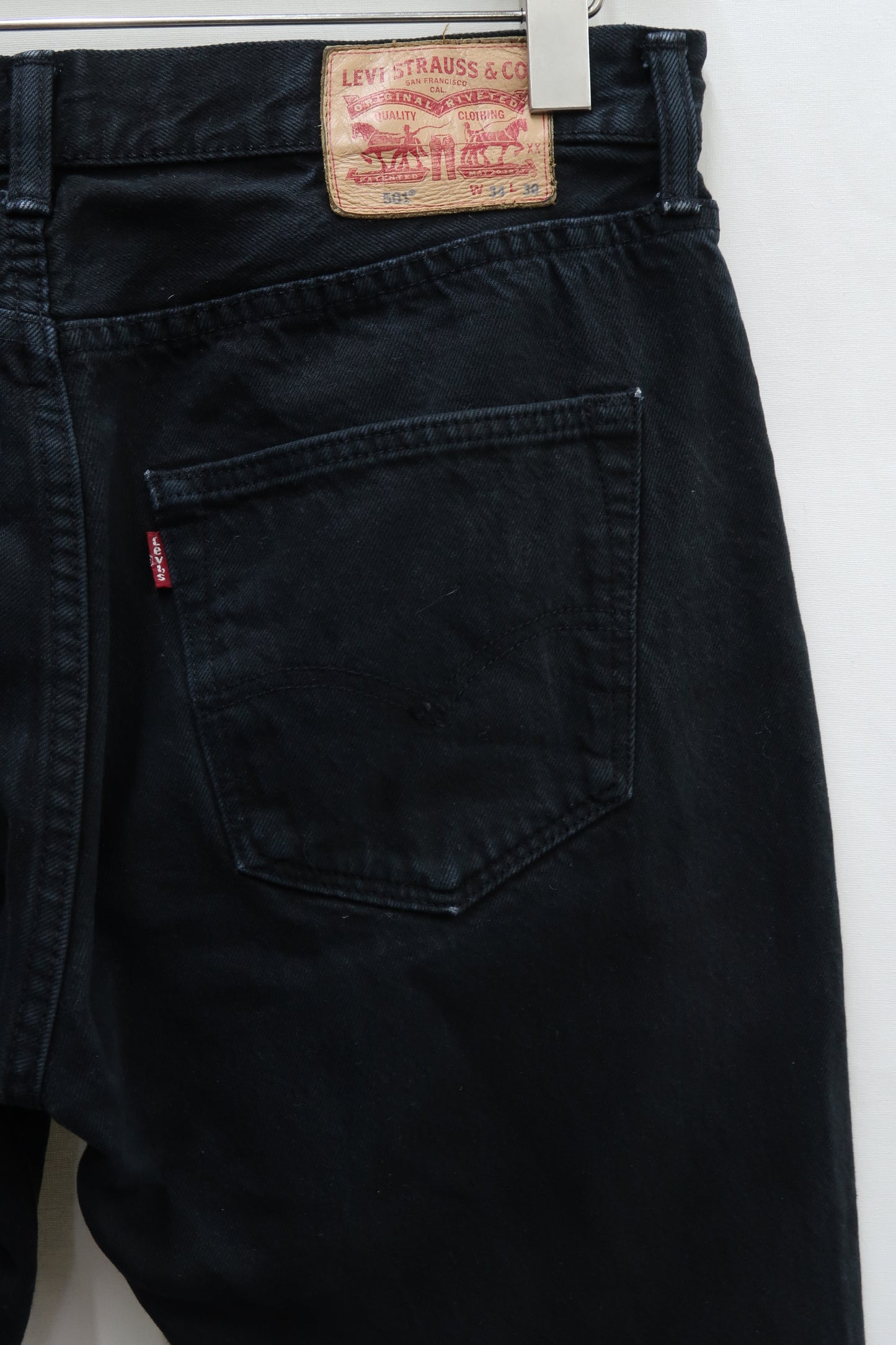 Jeans noir coupe 501 - Levi's - W34 L30