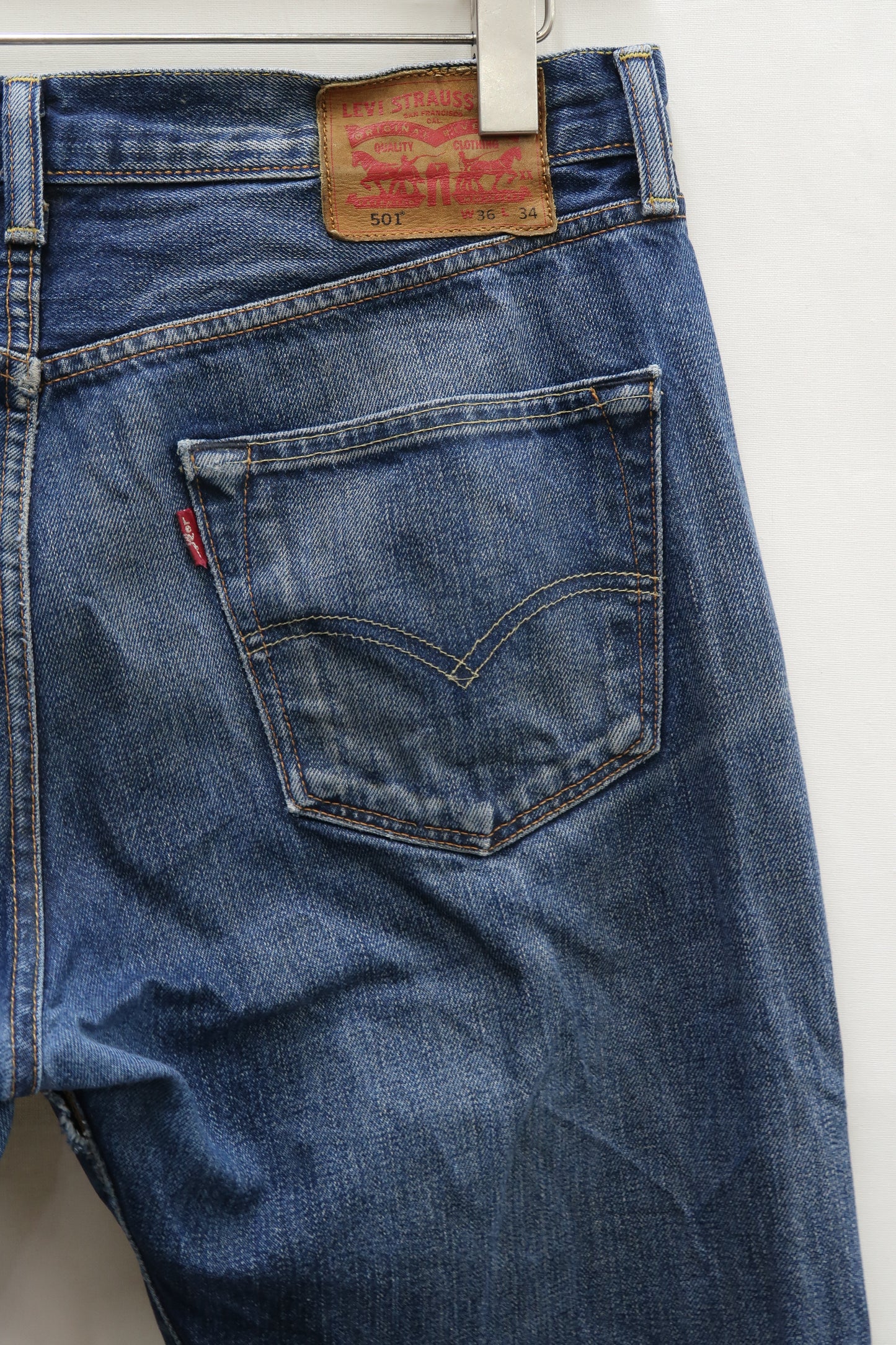 Jean bleu foncé coupe 501 - Levi's - W36 L34