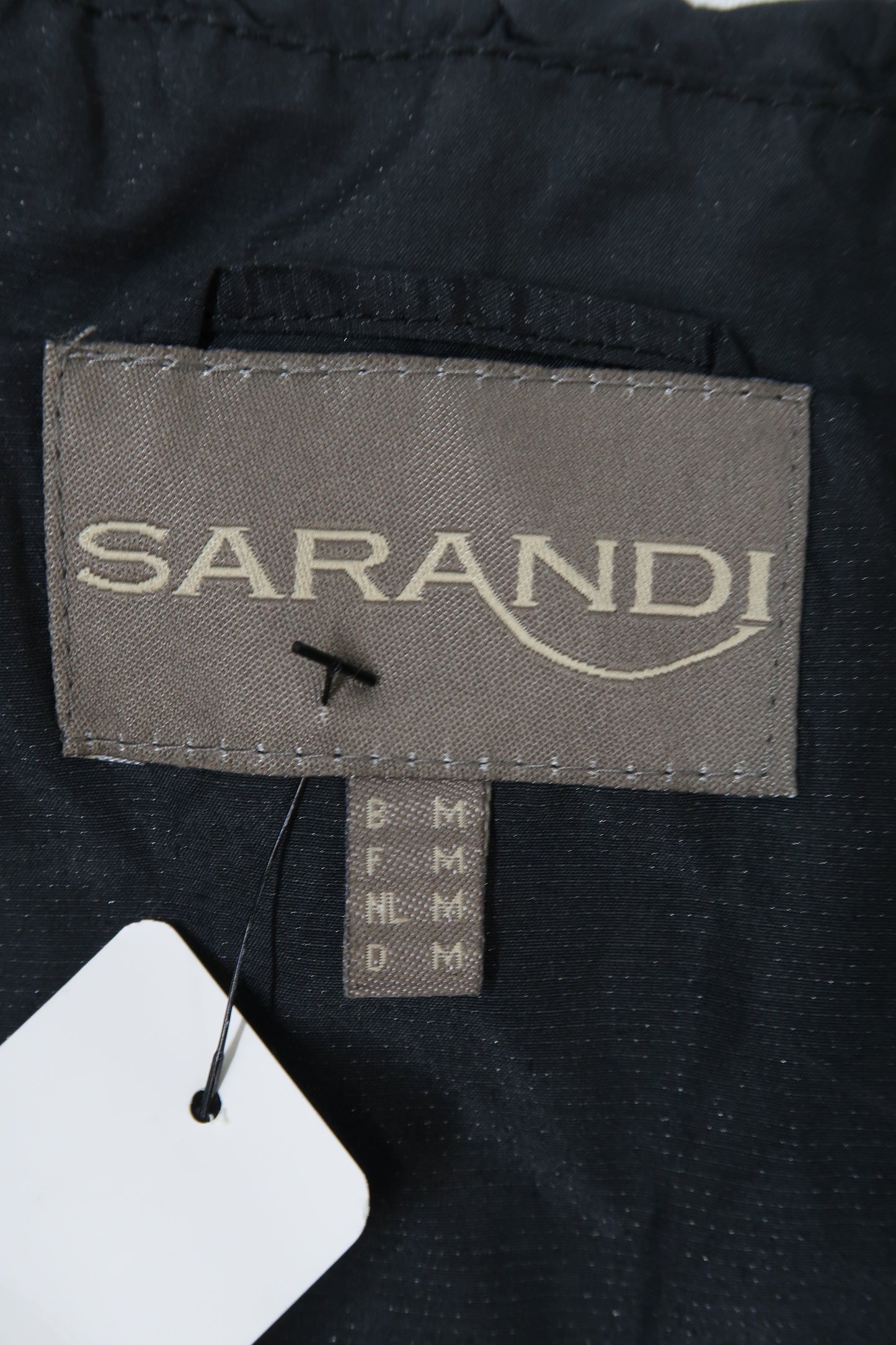 Trench imperméable noir à boutons blanc - Sarandi - M