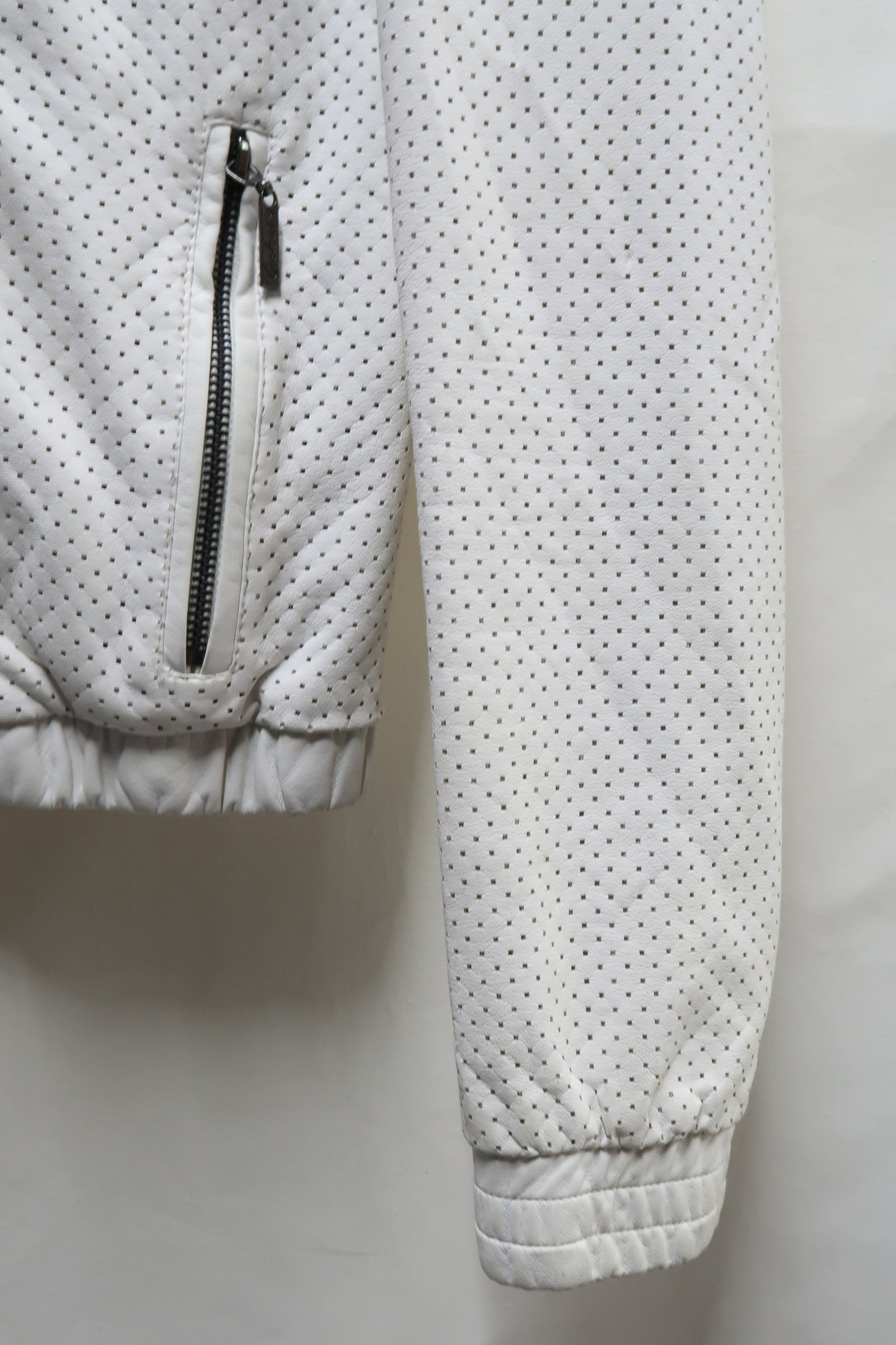 Veste blanche en simili cuir - Cooleat - M