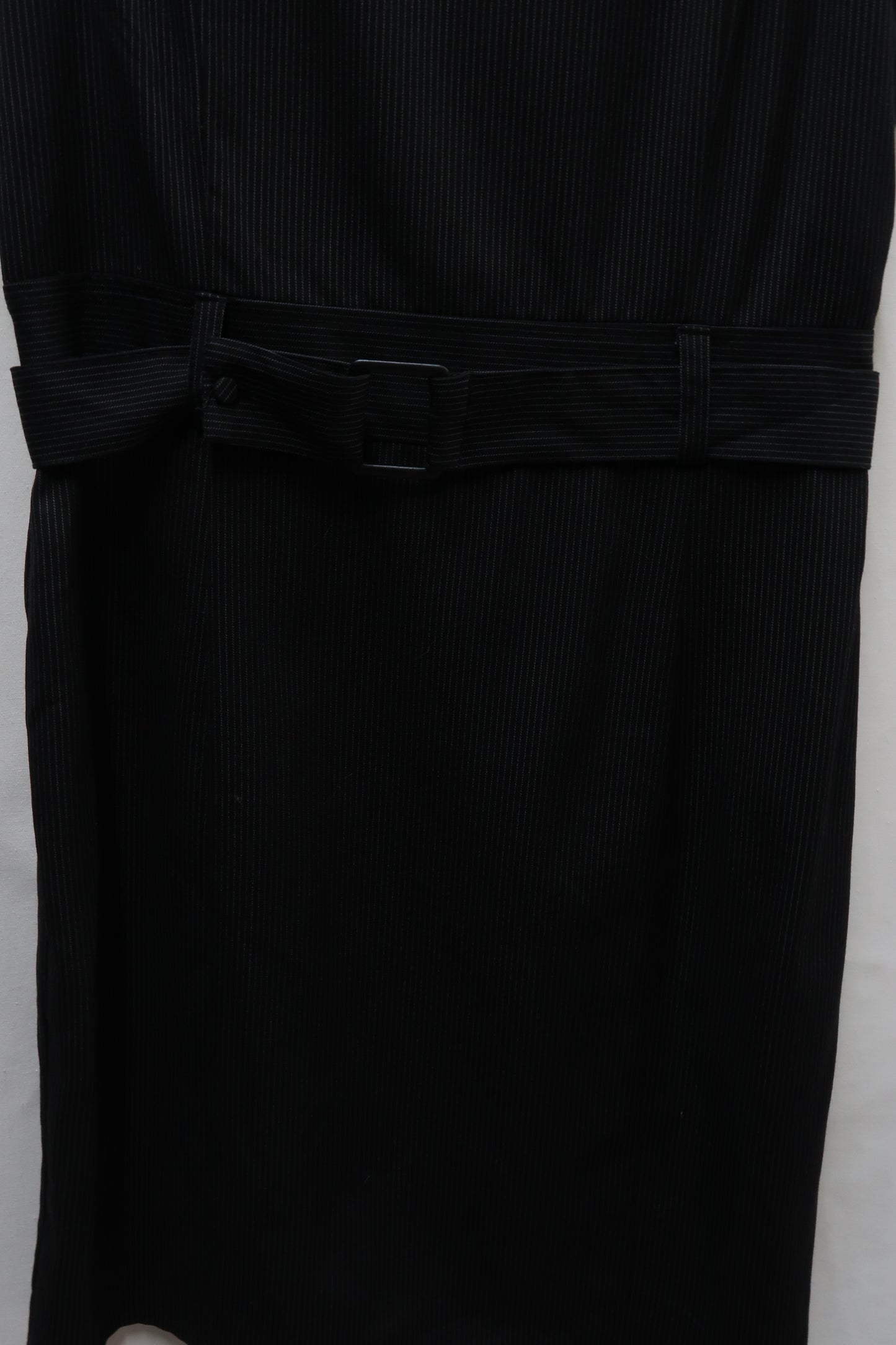 Robe style costume rayé grise - Kwoman - S