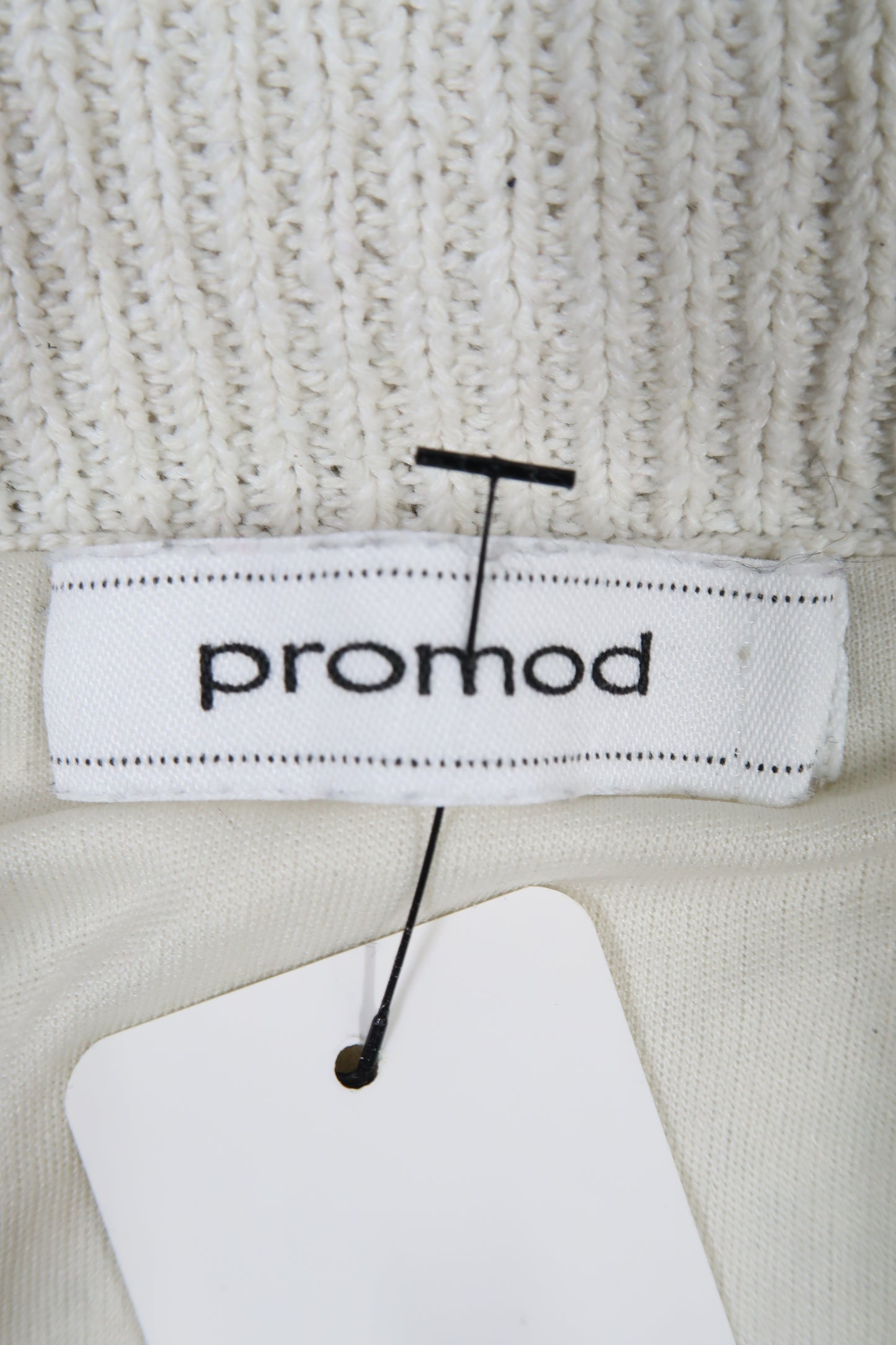 Jupe longue en crochet blanc cassé - Promod - XS