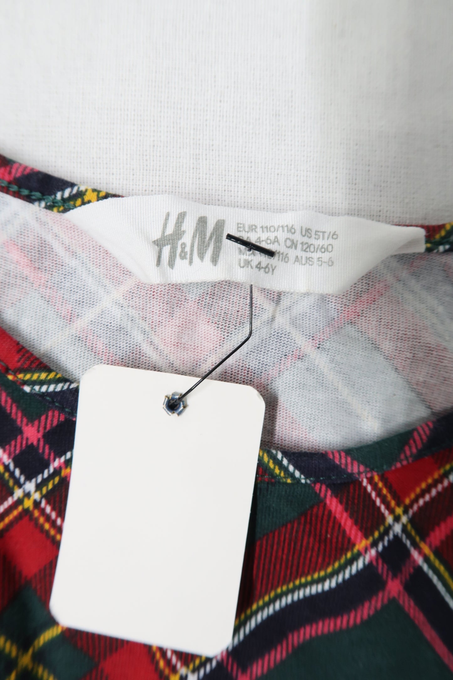 Robe style écossaise - H&M - 4/6 ans - Fille