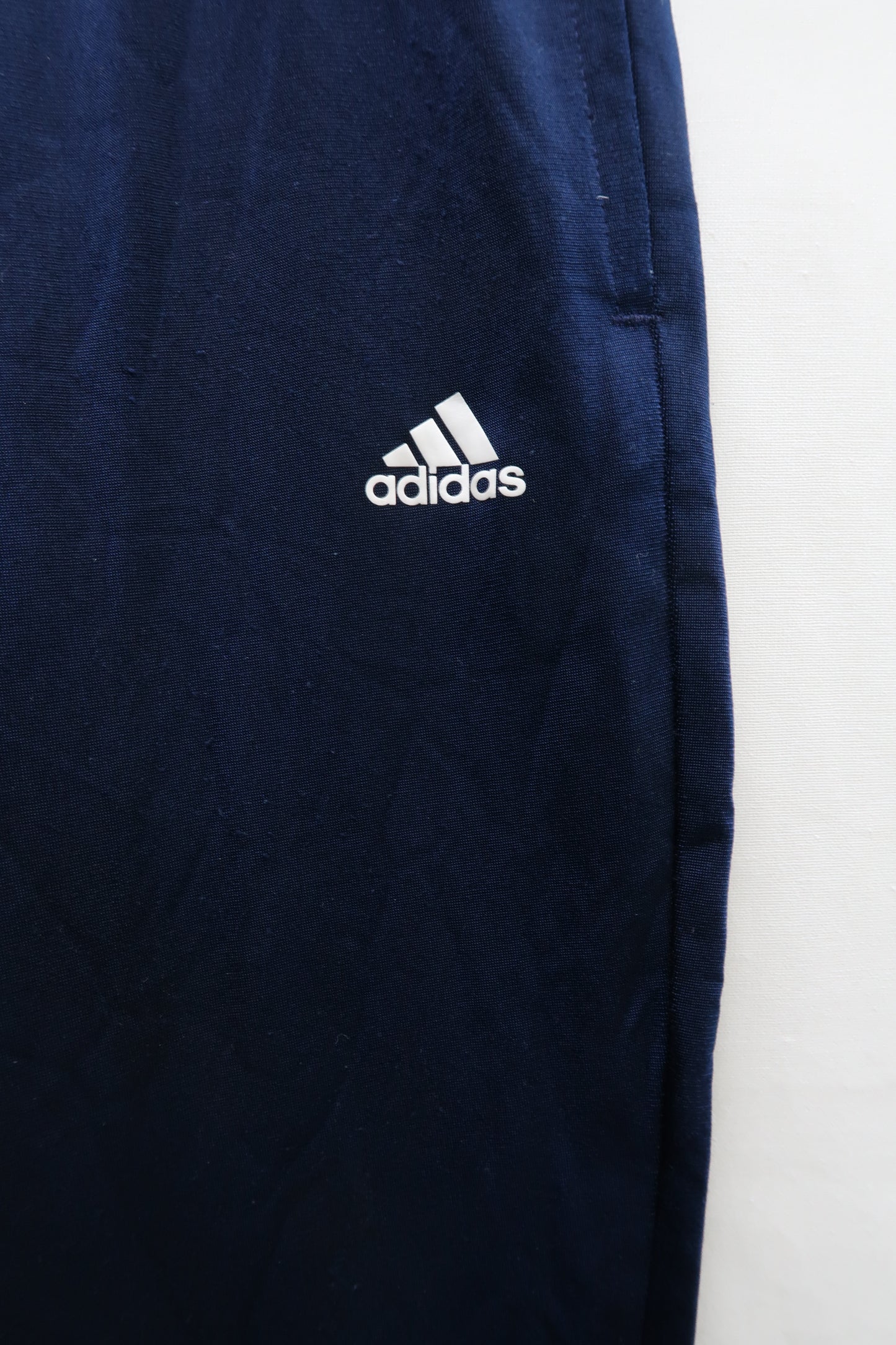 Jogging satinée bleu nuit - Adidas - 11/12 ans