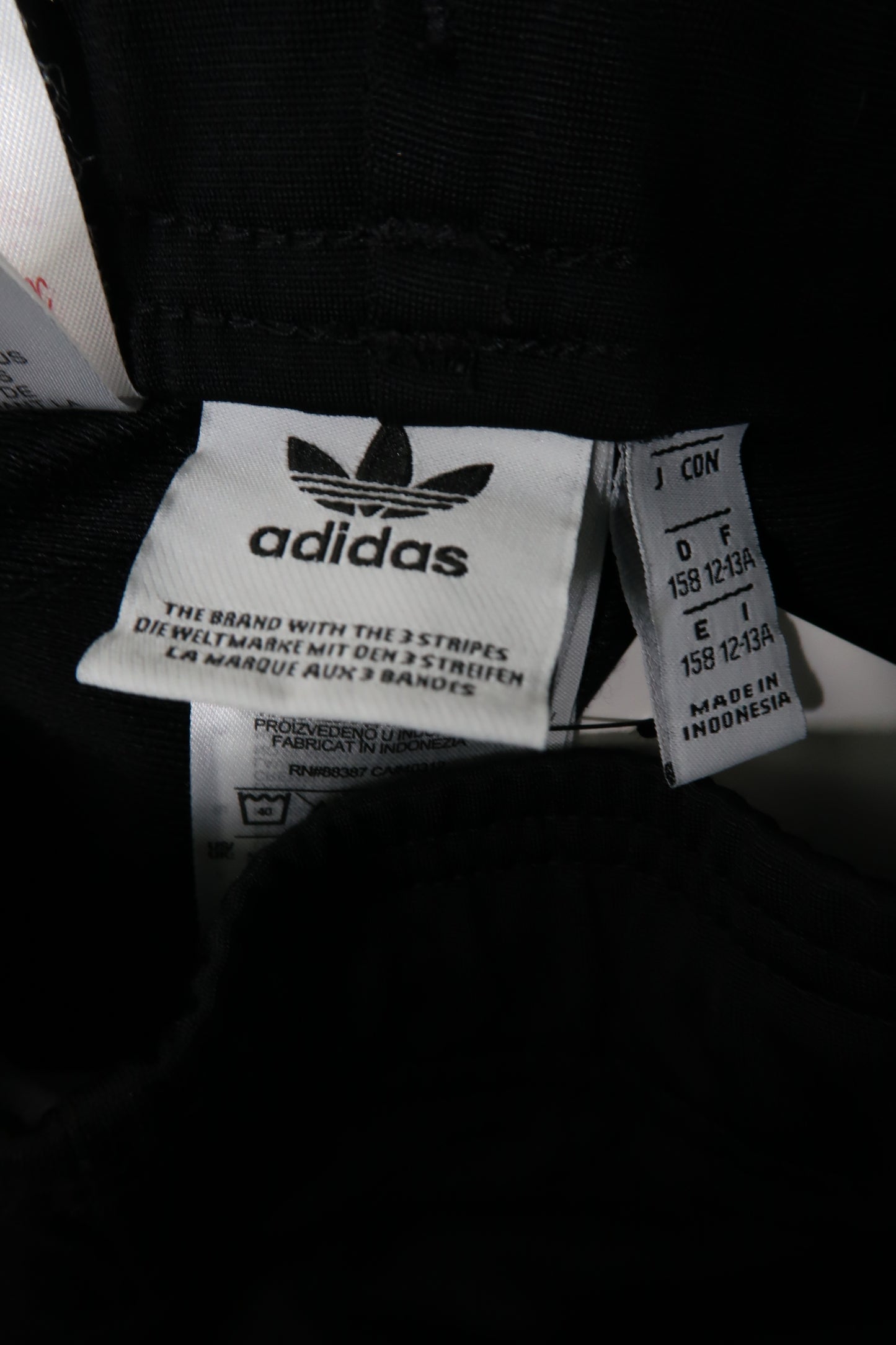 Jogging noir & blanc - Adidas - 12/13 ans