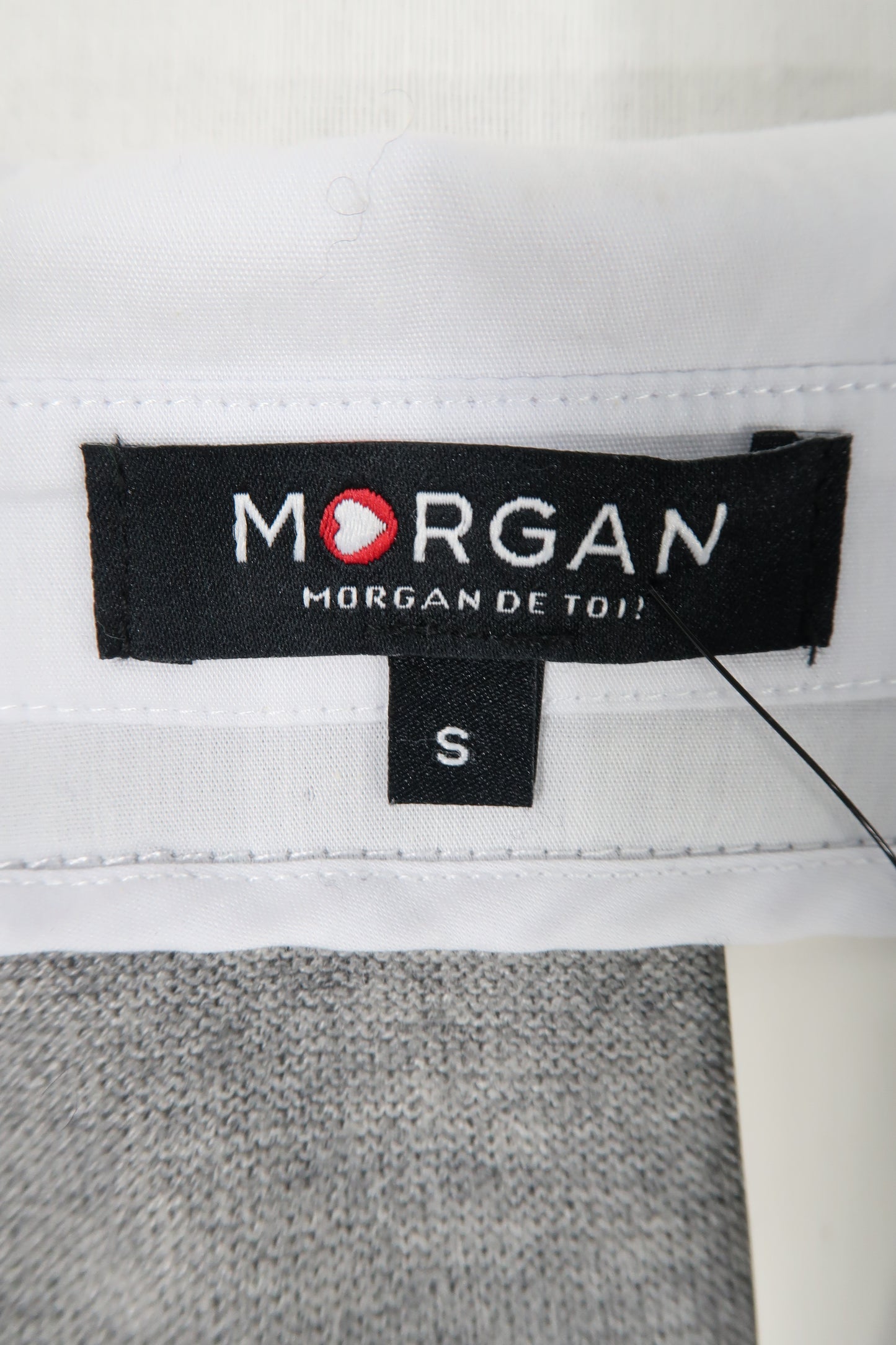 Haut gris & blanc - Morgan - S