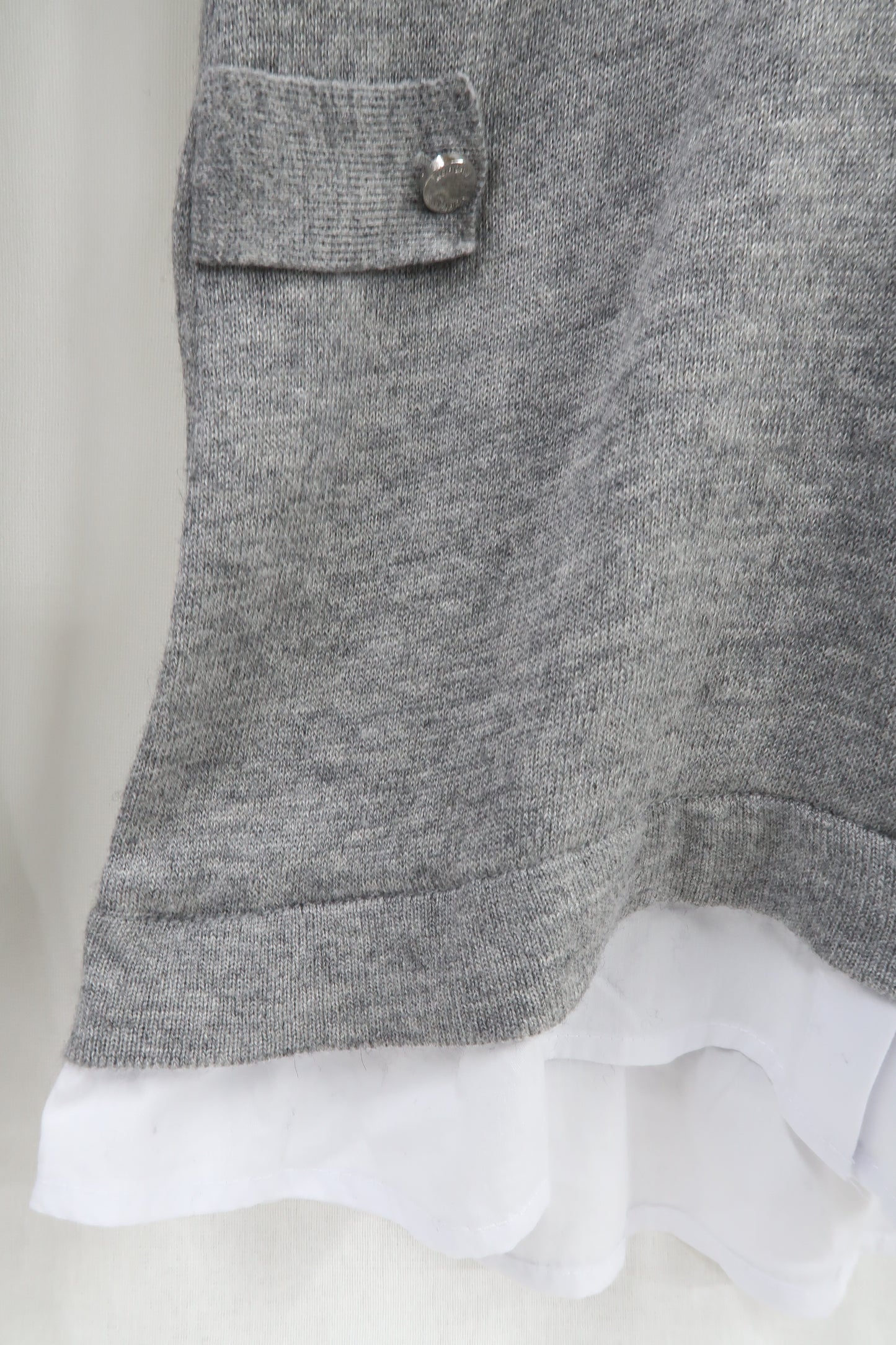 Haut gris & blanc - Morgan - S