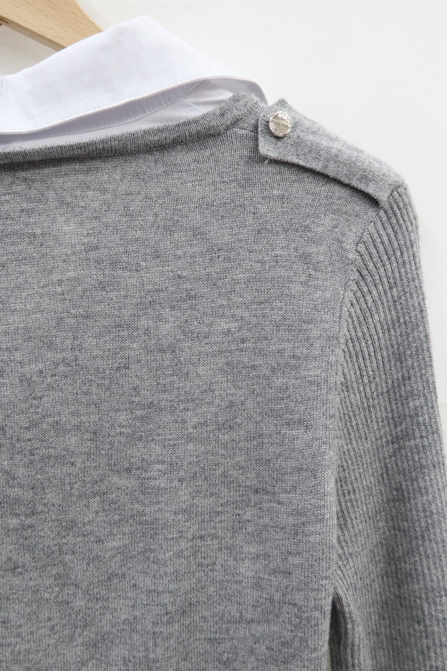 Haut gris & blanc - Morgan - S