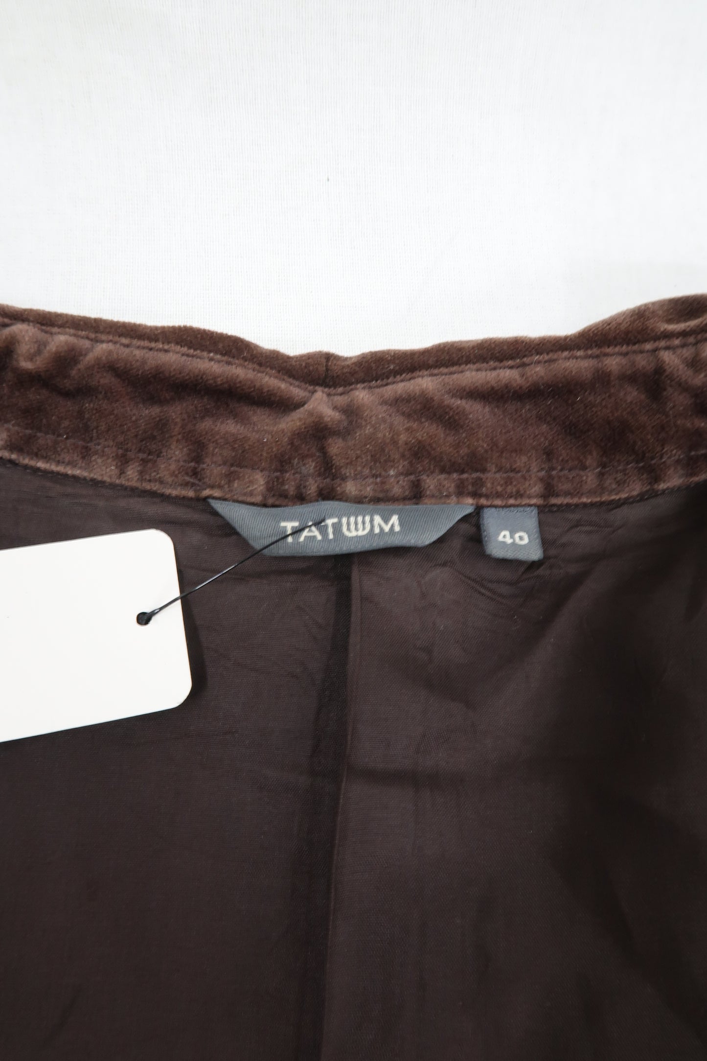 Veste marron en velour - Tatuum - M
