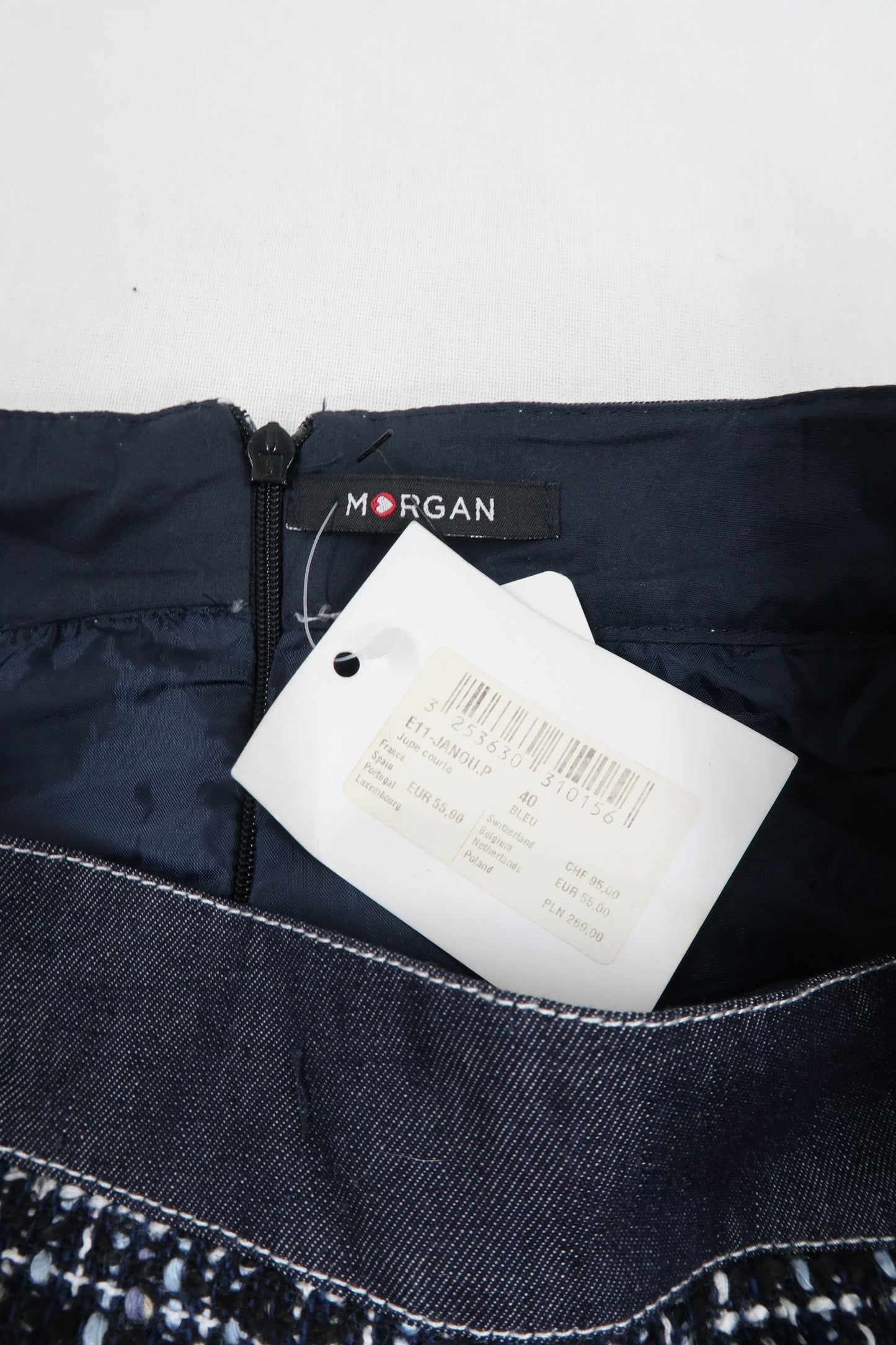 Jupe courte à boutons - Morgan - L