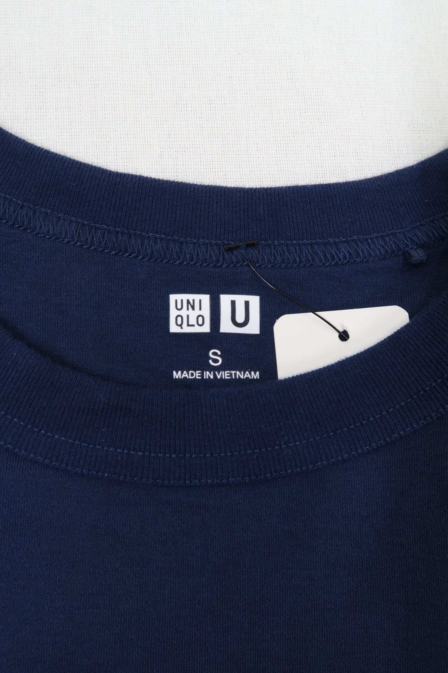T-shirt à manches courtes bleu marine col rond - Uniqlo - S