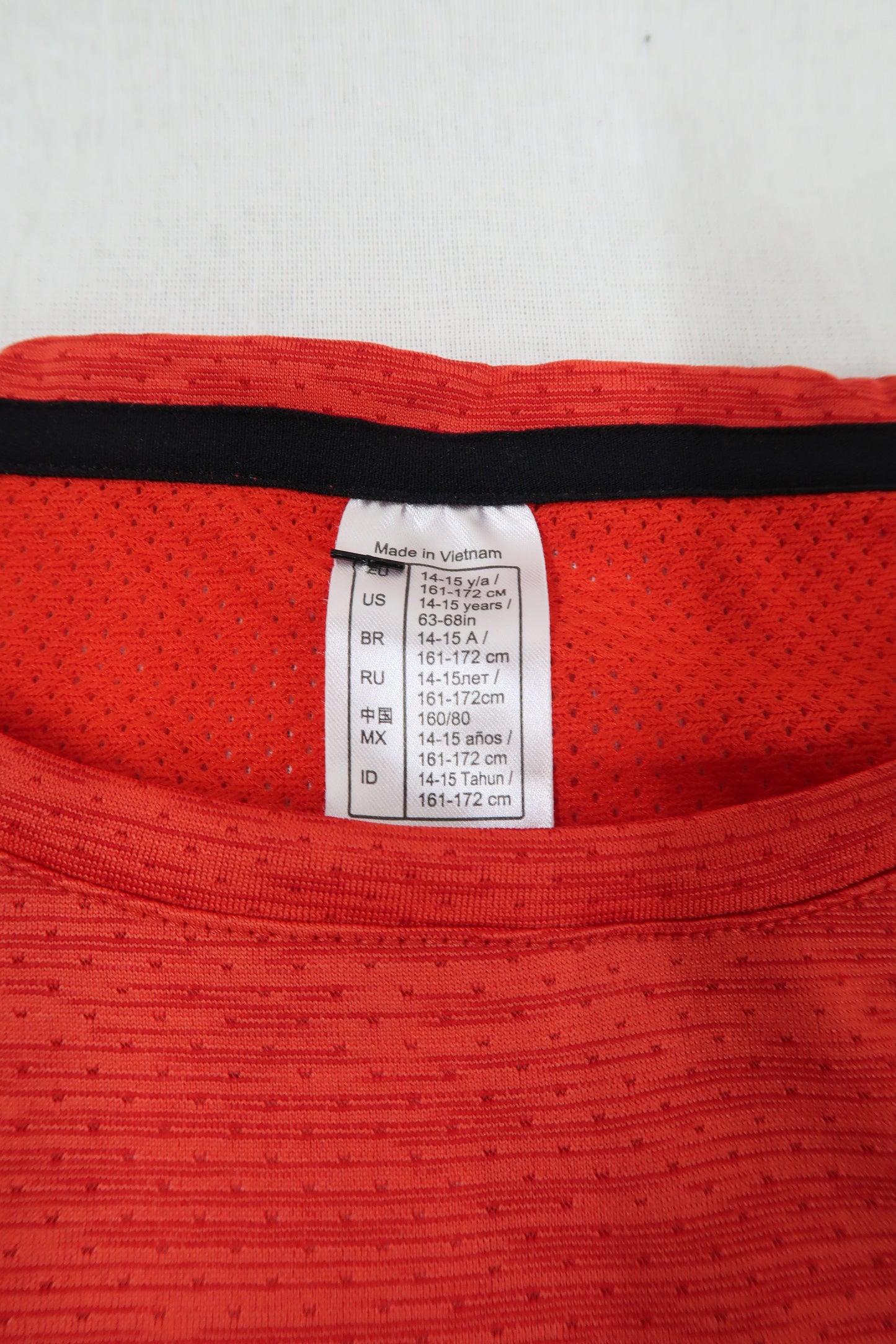 Maillot orange à manches courtes - Decathlon - S