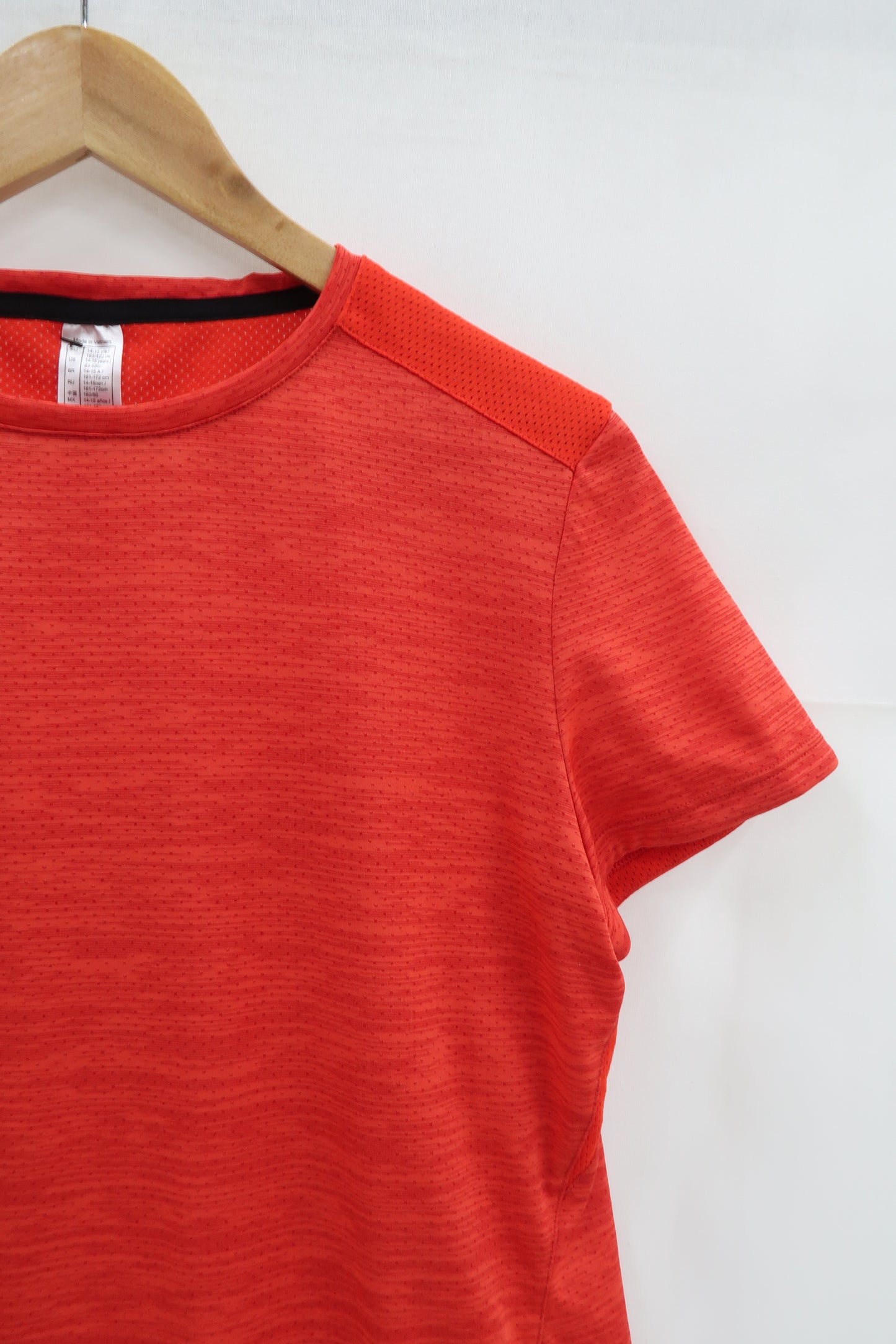 Maillot orange à manches courtes - Decathlon - S