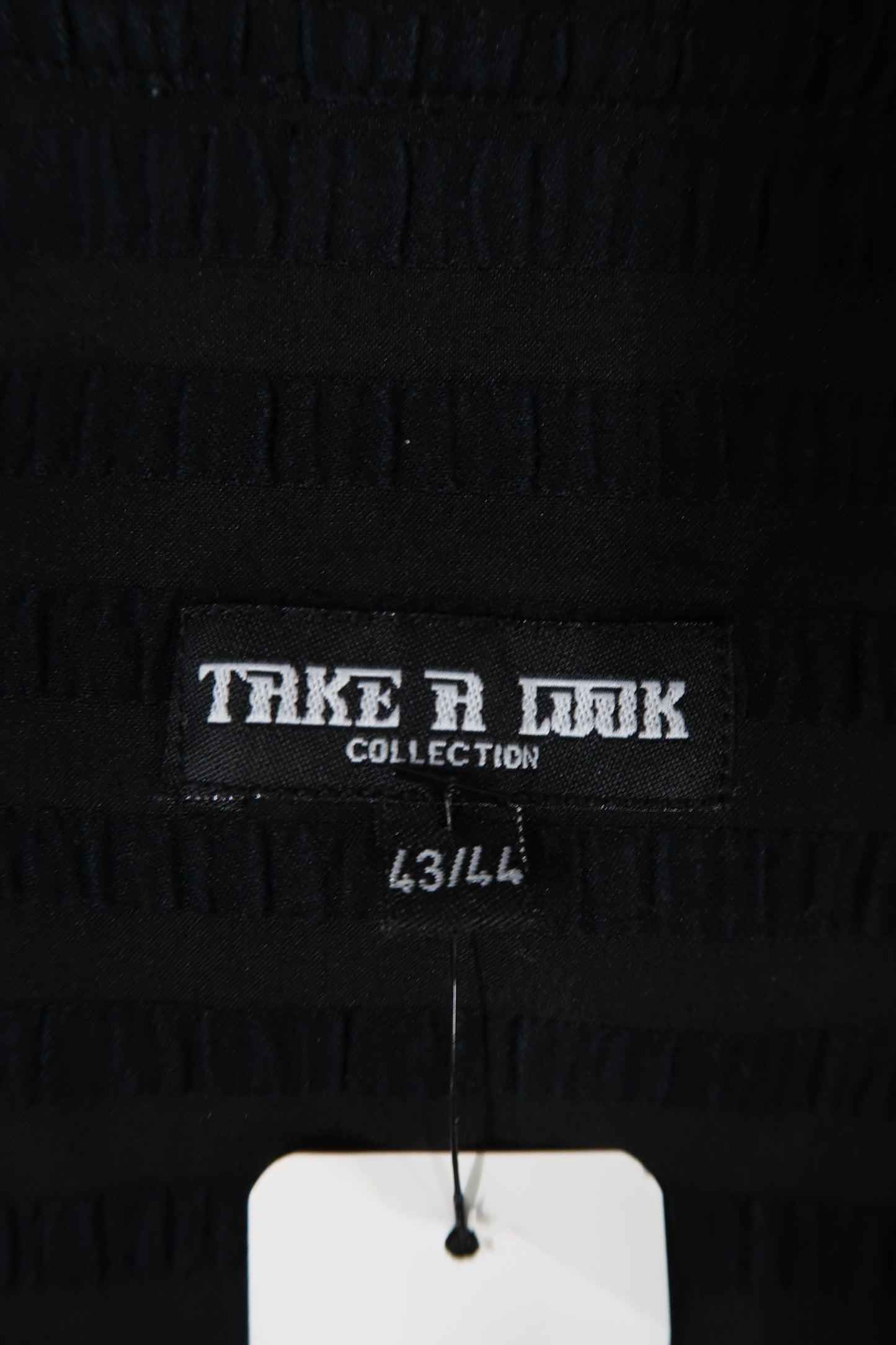 Chemise noire à manches courtes - XL