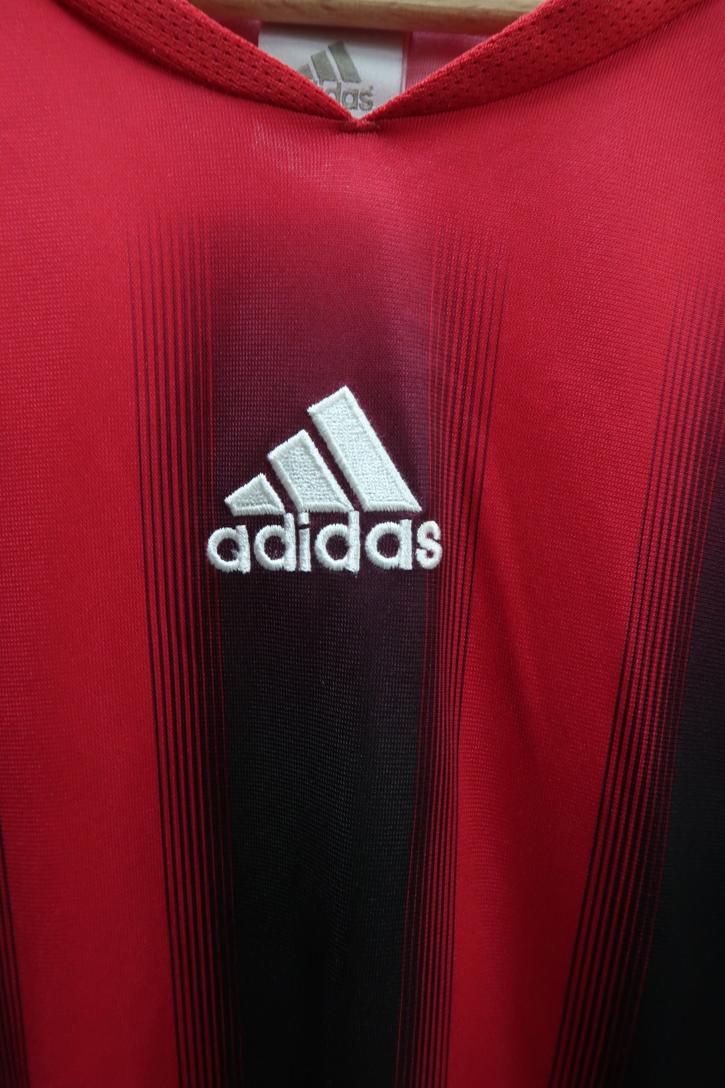 Maillot à manches longues rouge & noir - Adidas - L