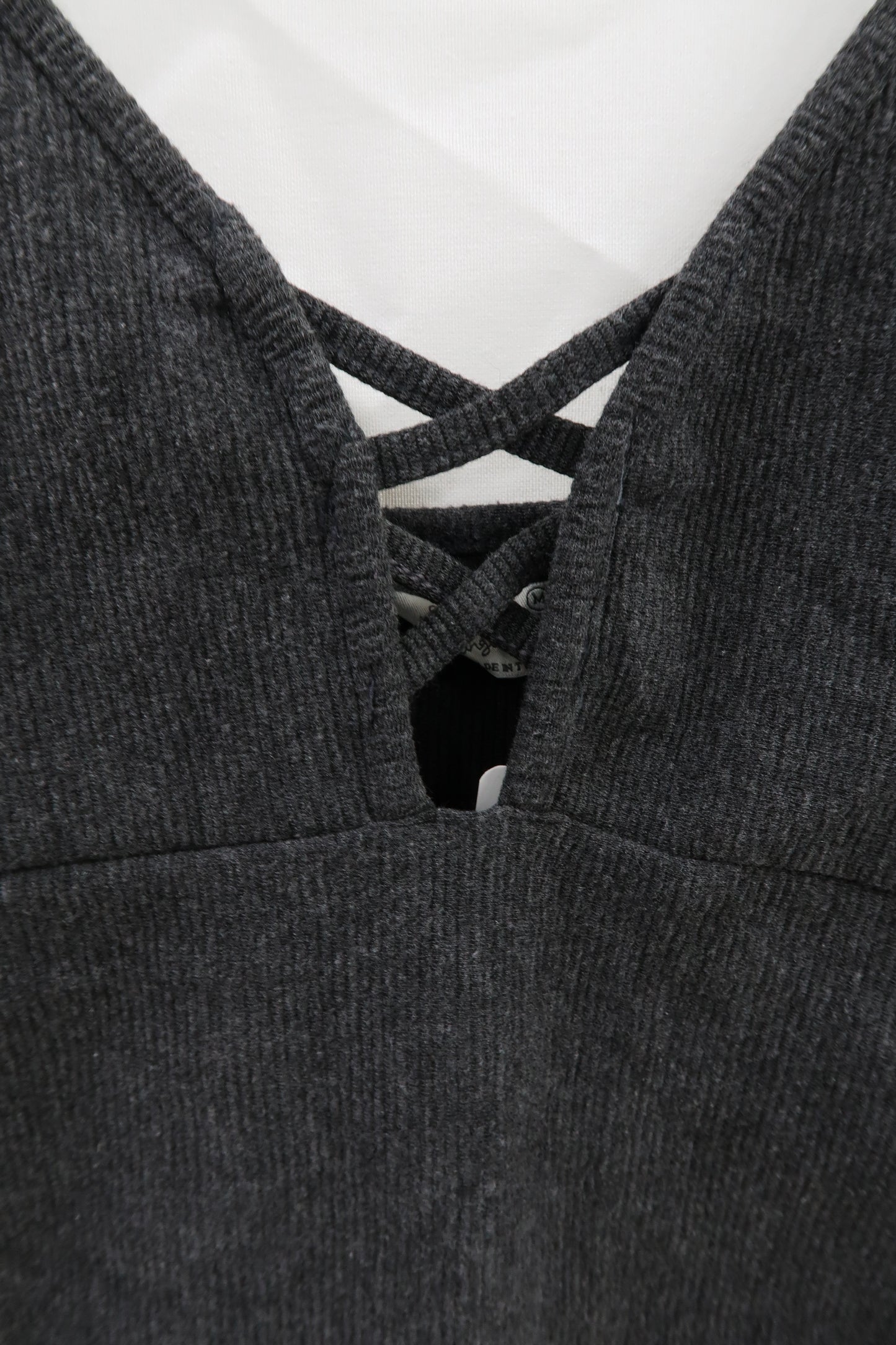 Body sans manches gris foncé strié - Love to Lounge - M
