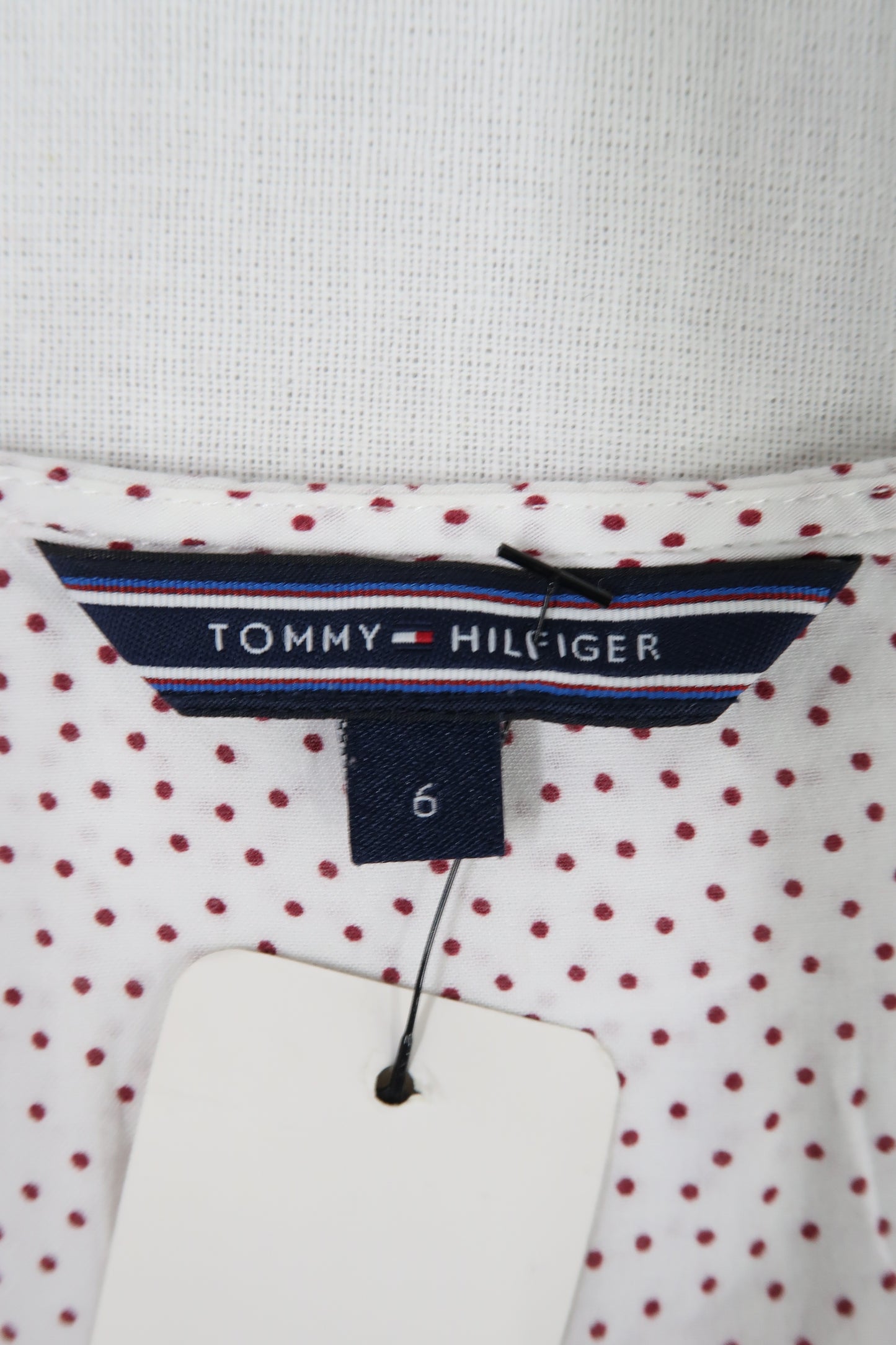 Haut blanc à pois rouges - Tommy Hifliger - S/M