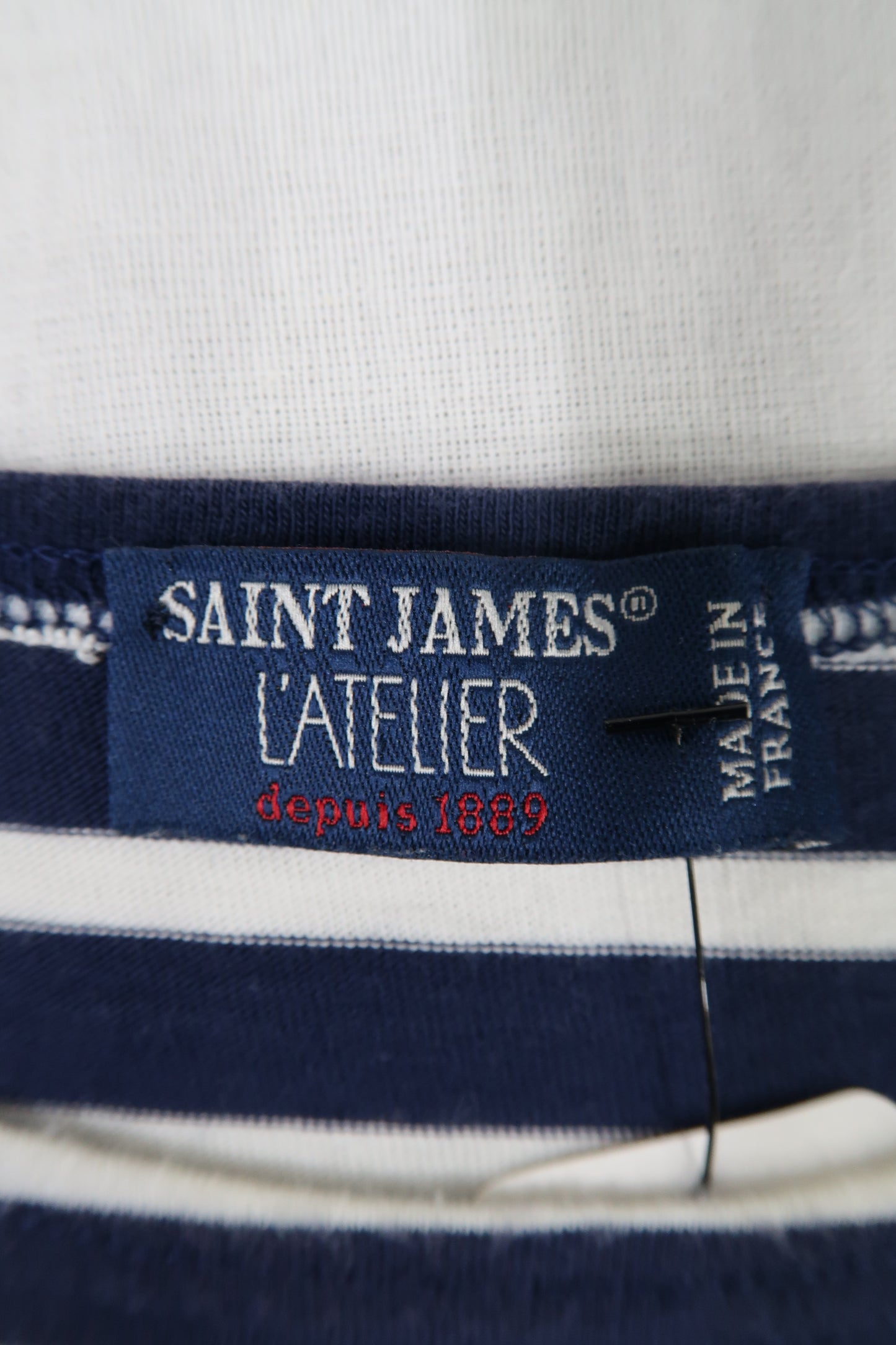 T-shirt à rayures bleu & blanc - Saint james - L