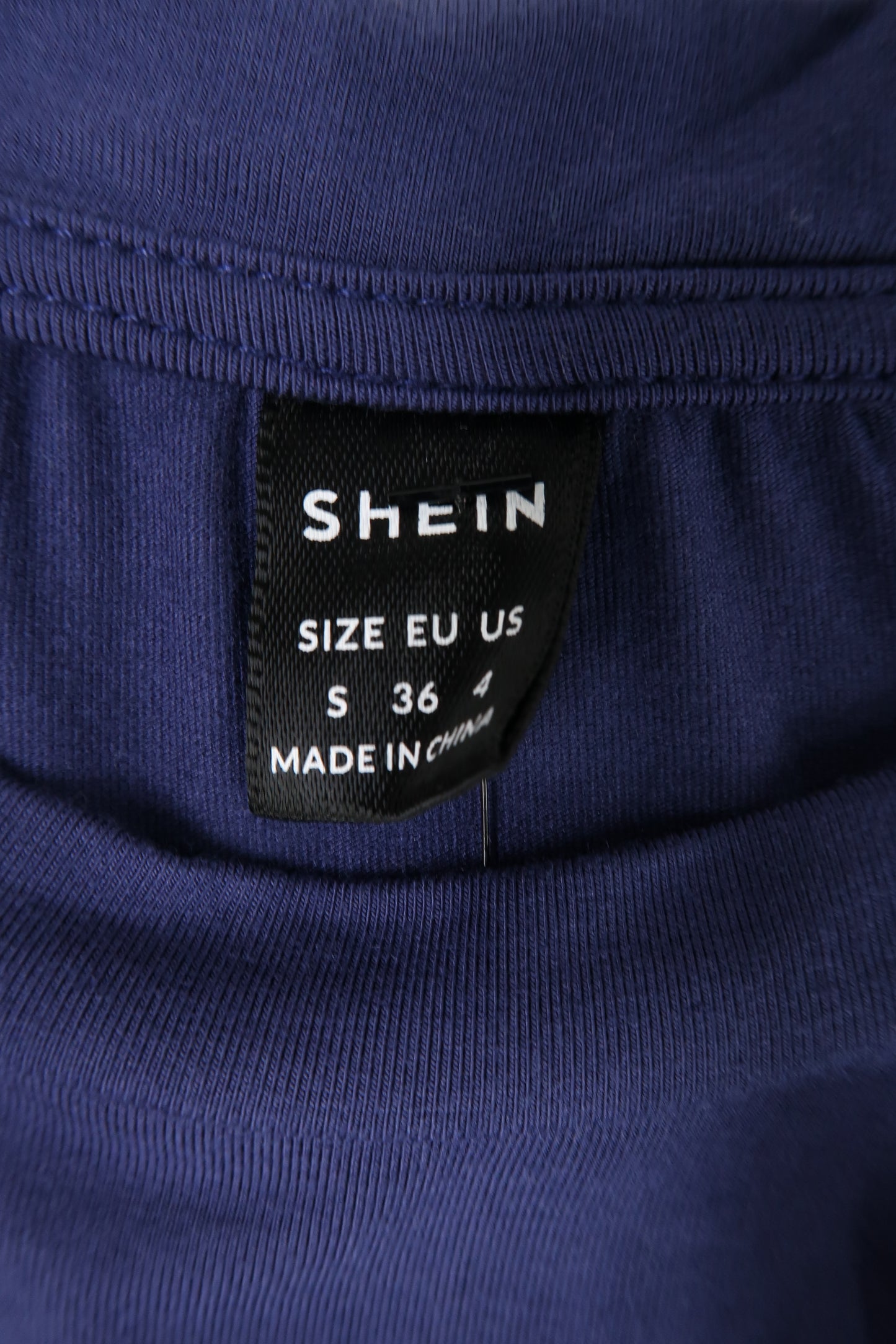 T-shirt bleu - Shein - XS