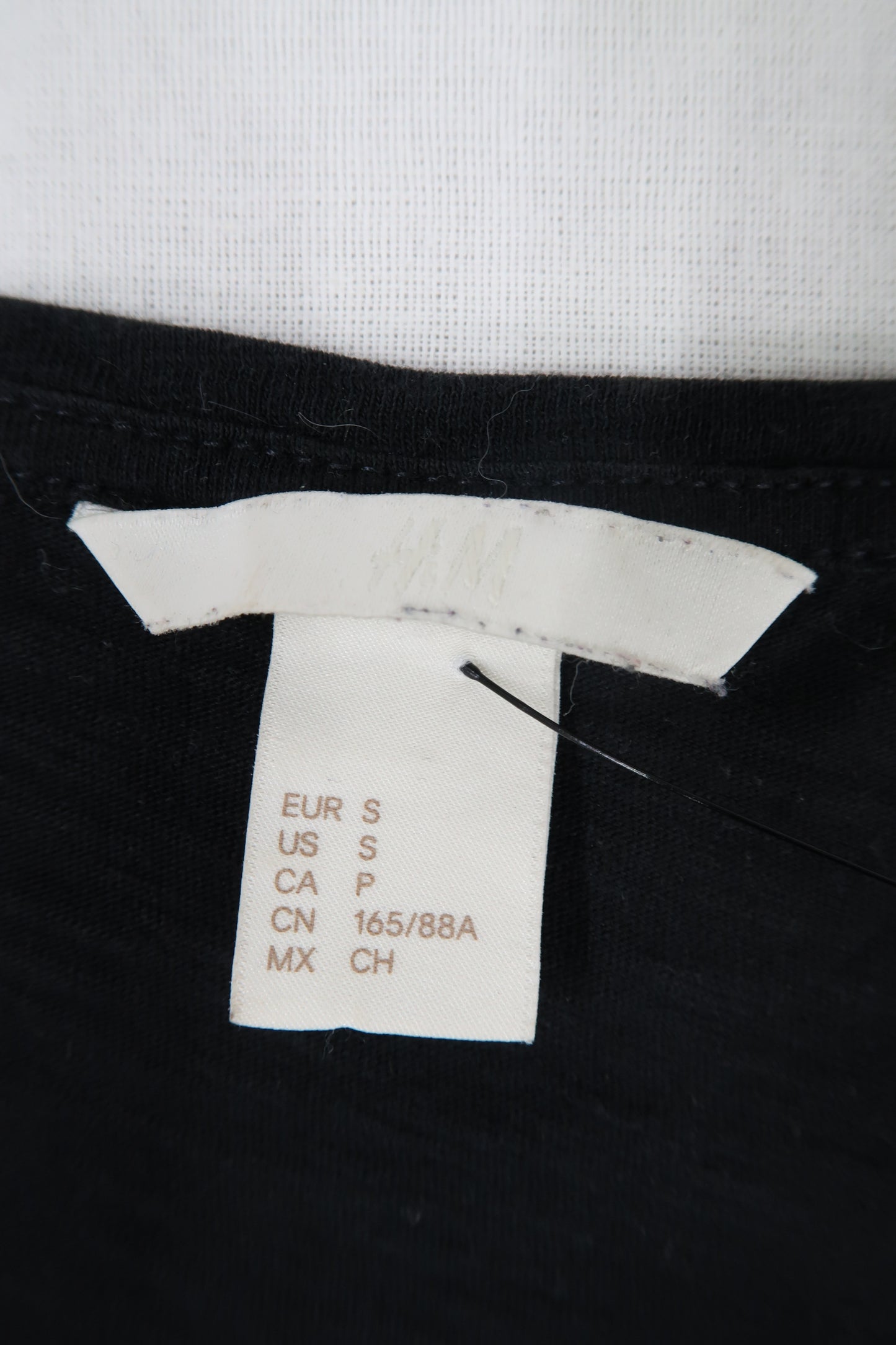 Haut noir à noeud - H&M - S