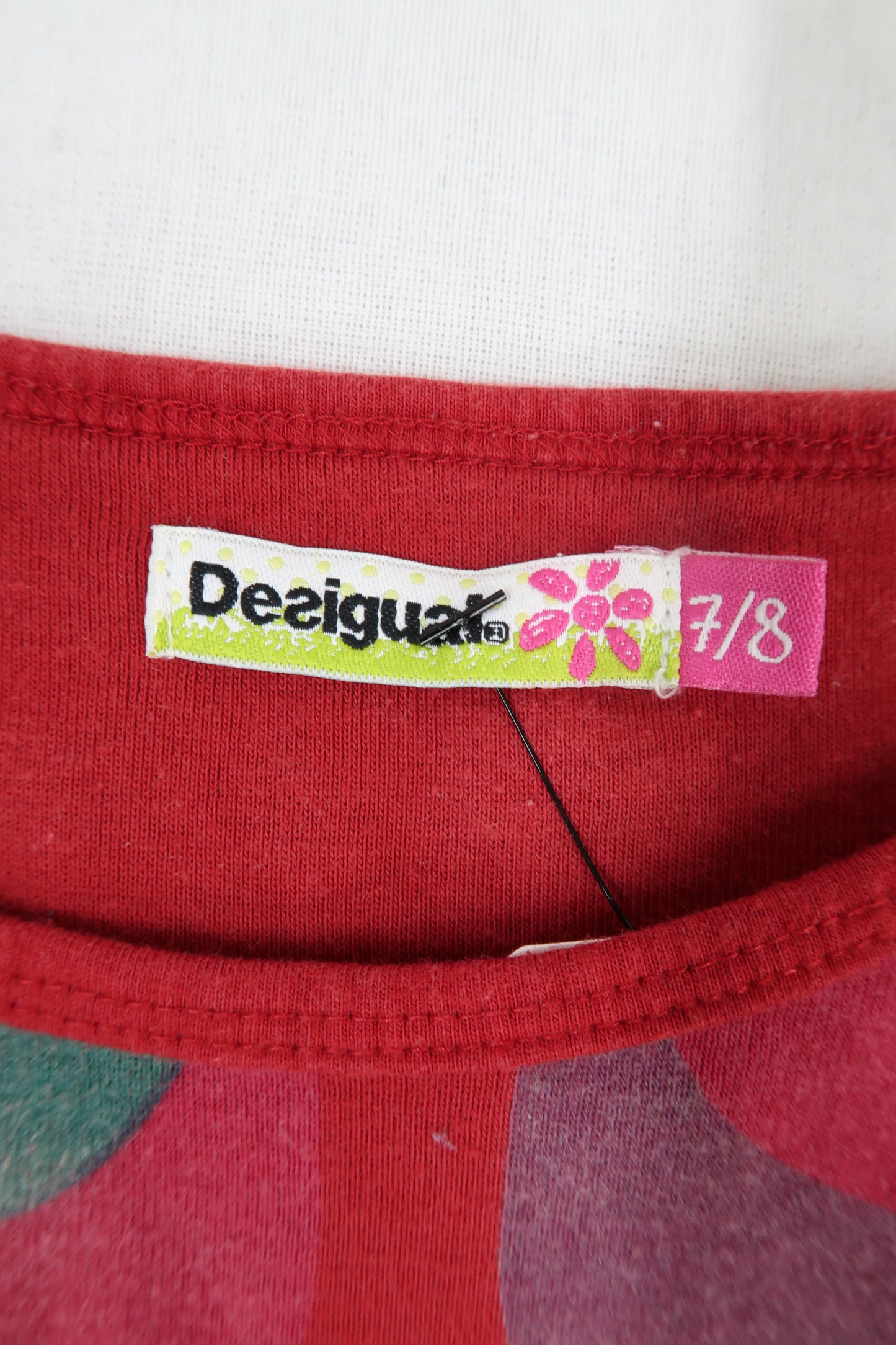 T-shirt rouge à motifs Y2K - Desigual - XS