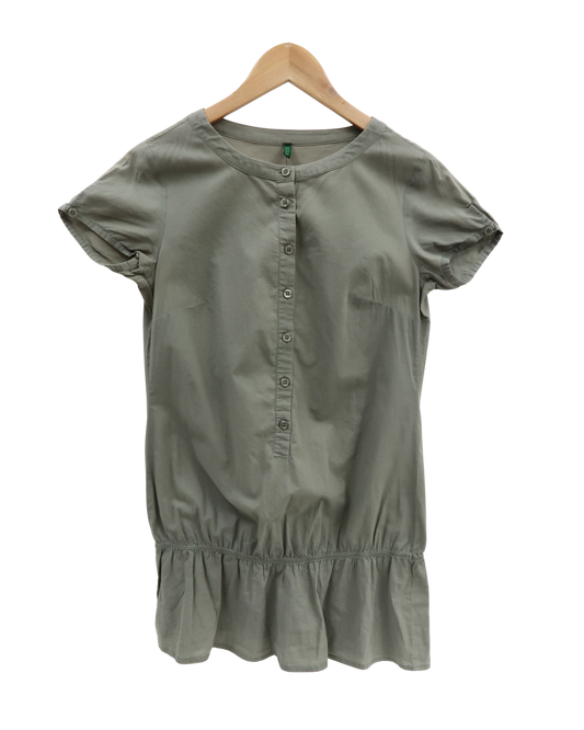 Chemise khaki - Benetton - M