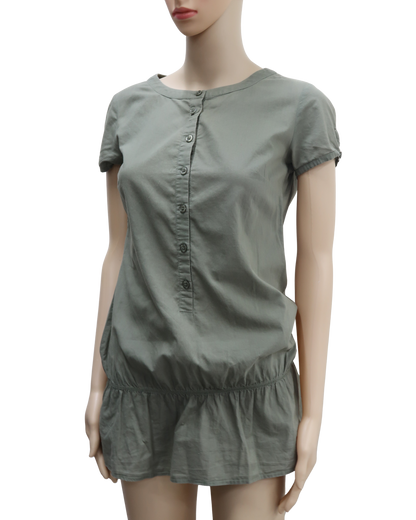 Chemise khaki - Benetton - M