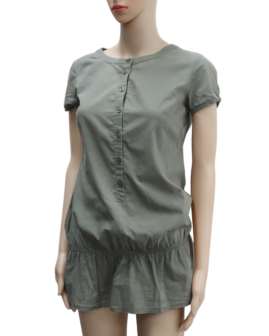 Chemise khaki - Benetton - M