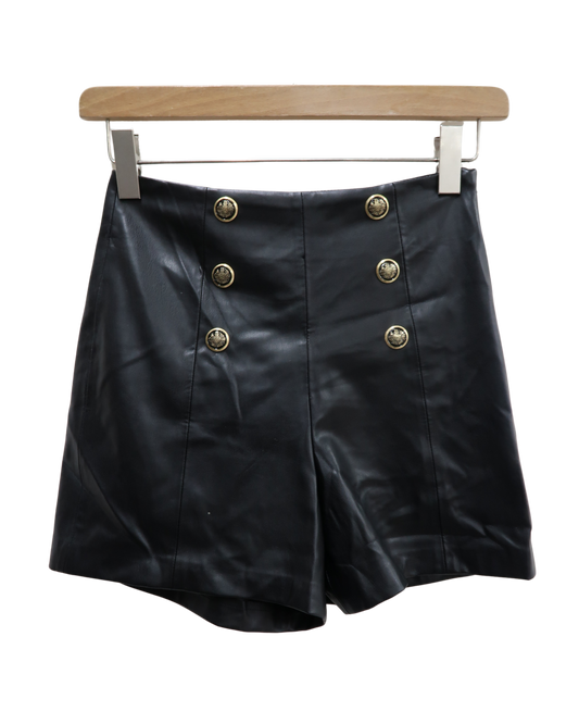 Short en simili cuir - Zara - M