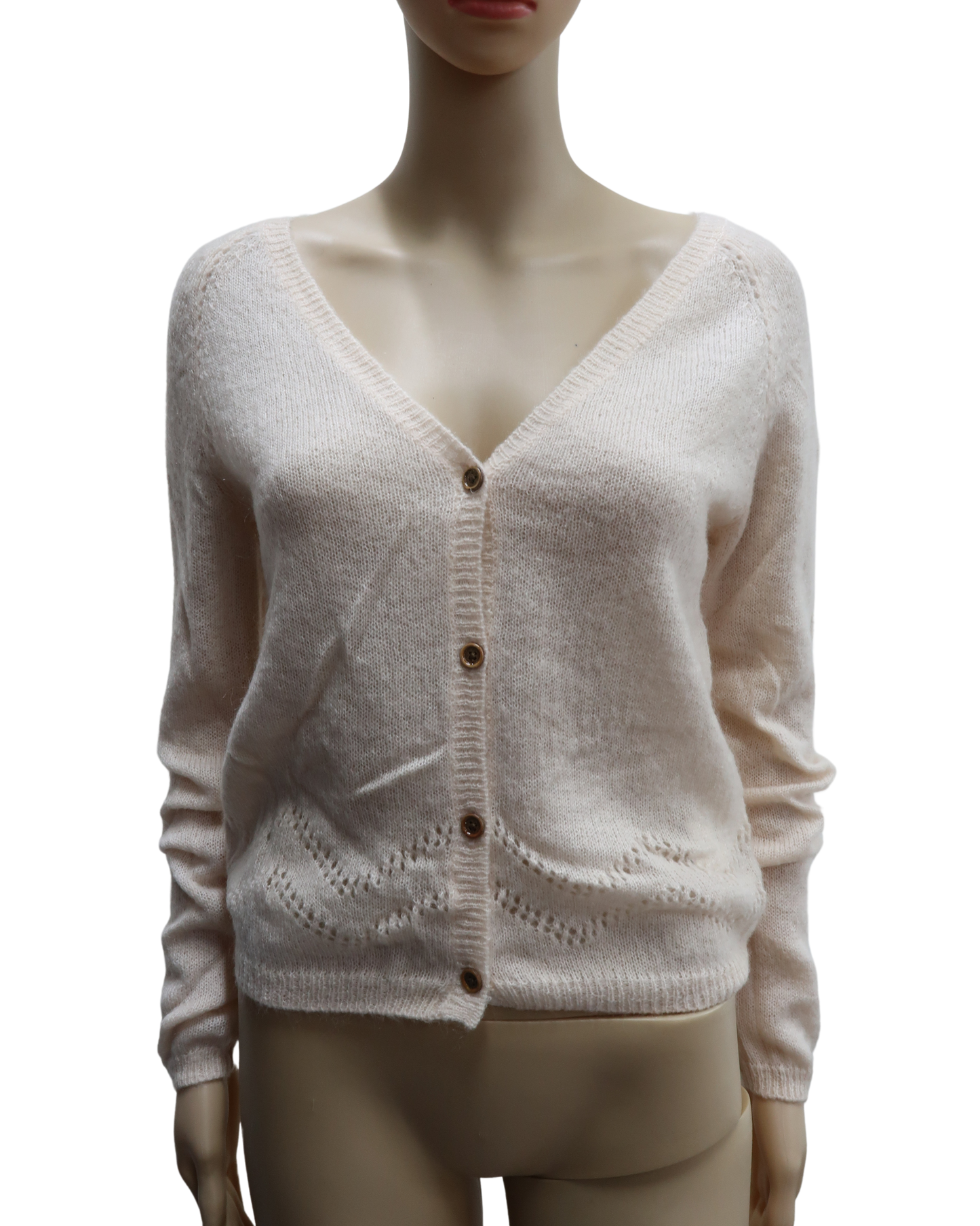 Cardigan beige en laine - Cyrillus - S