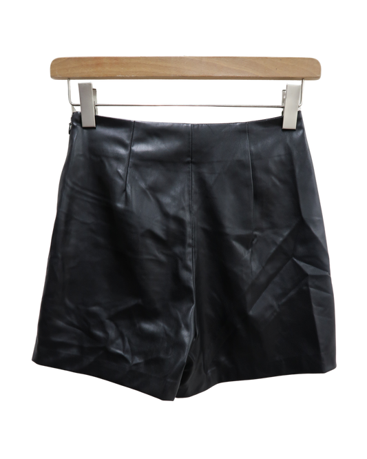 Short en simili cuir - Zara - M