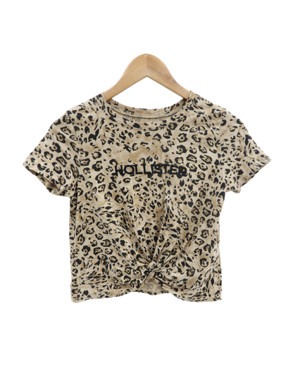 Crop top léopard - Hollister - XS
