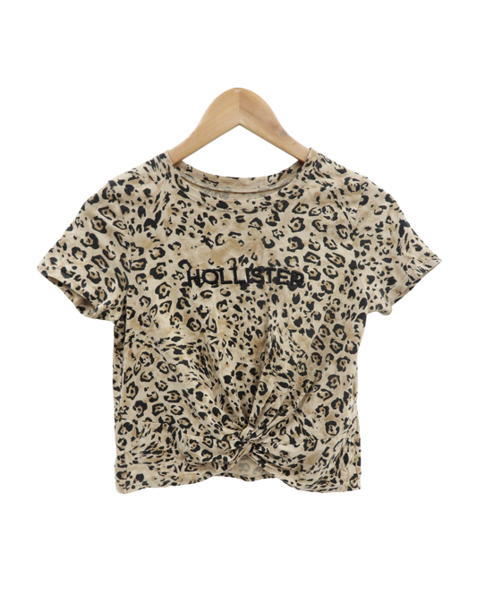Crop top léopard - Hollister - XS