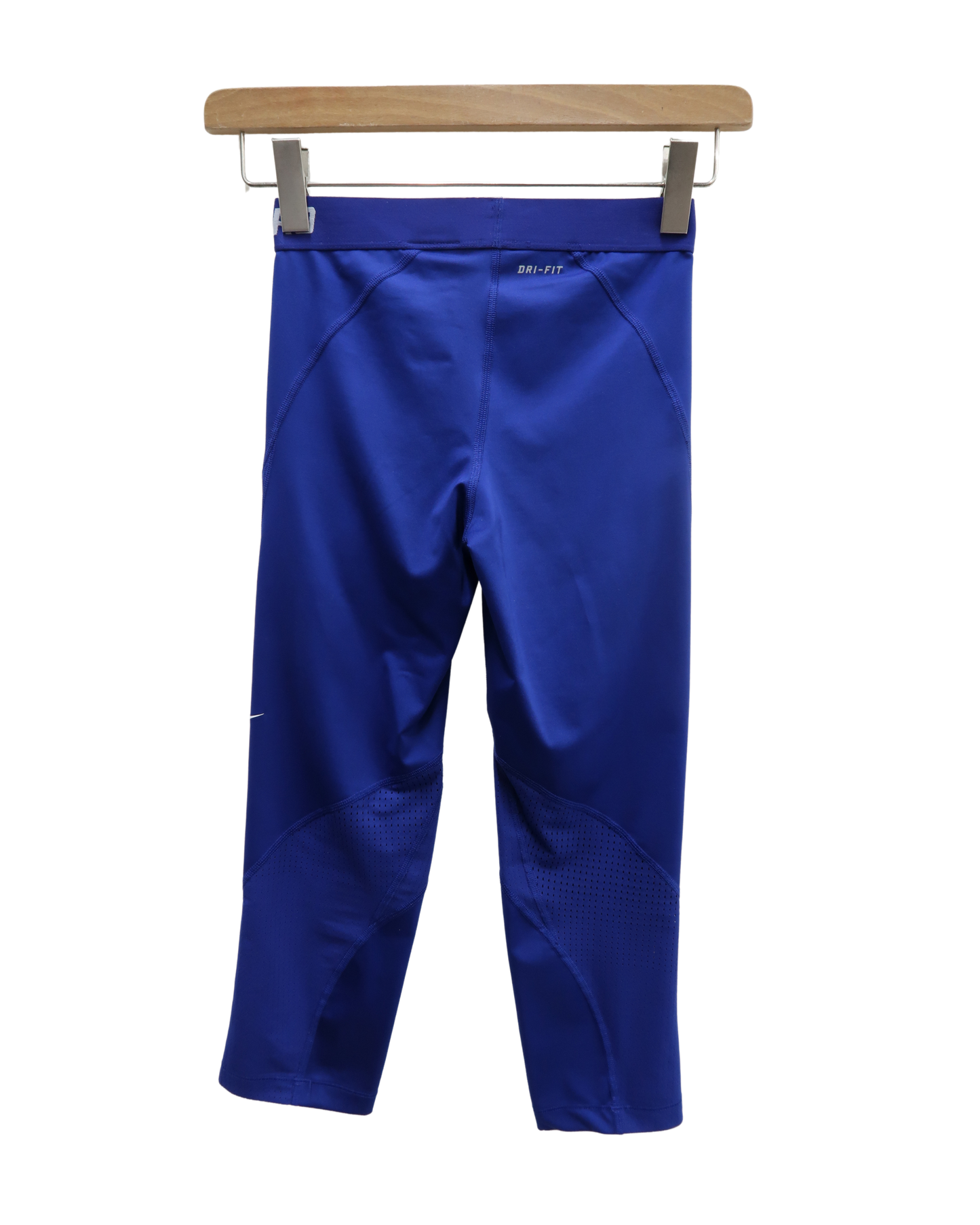 Legging de sport court bleu & blanc - Nike - S