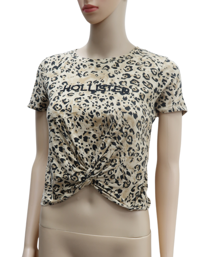 Crop top léopard - Hollister - XS