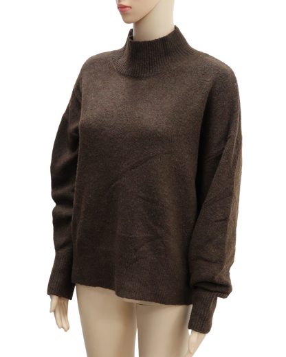 Pull col montant marron - H&M - M/L