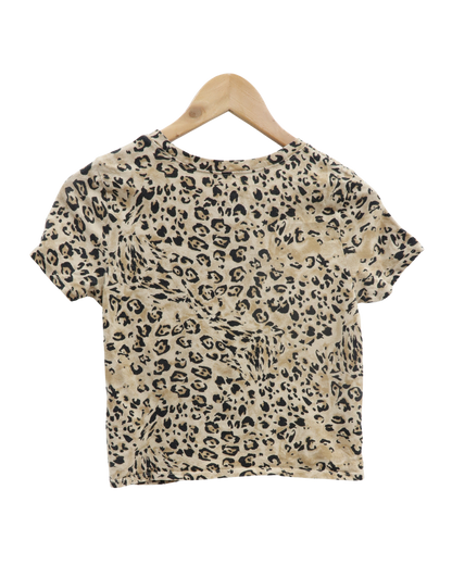 Crop top léopard - Hollister - XS
