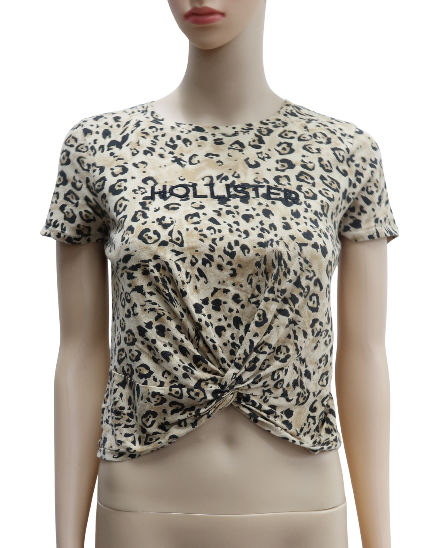 Crop top léopard - Hollister - XS