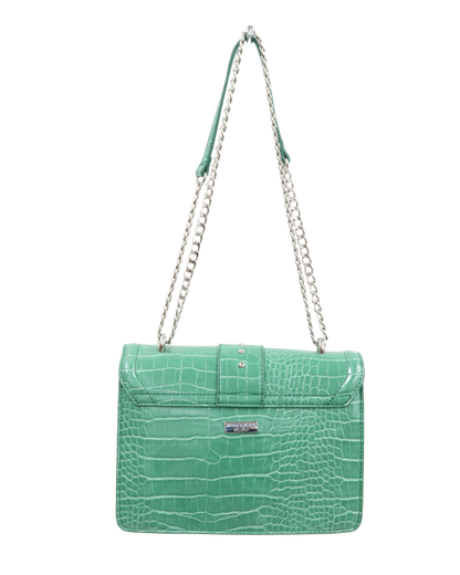 Sac bleu turquoise clouté - Manoukian