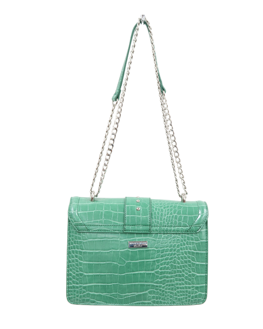 Sac bleu turquoise clouté - Manoukian