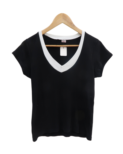 T-shirt noir - 3 suisses - L