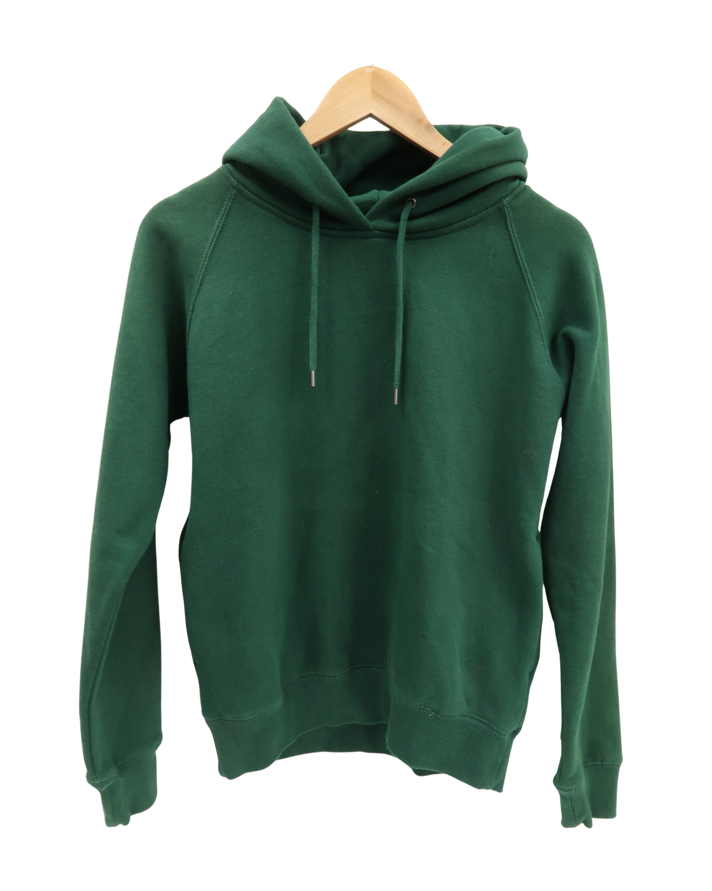 Sweat à capuche vert - XS