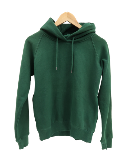Sweat à capuche vert - XS