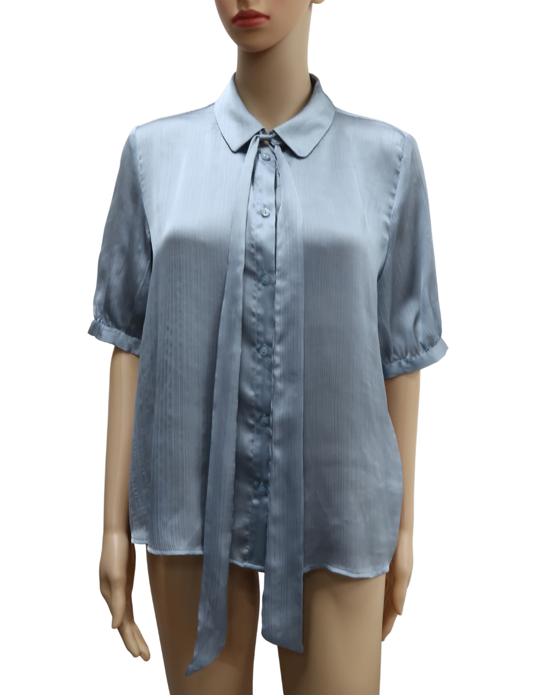 Chemise à manches courtes bleue nacrée - Vila - M