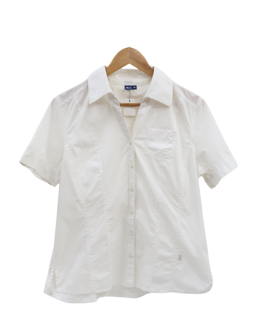 Chemise blanche à manche courtes - Cecil - M