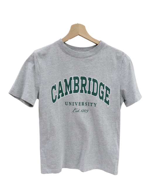 T-shirt gris "cambridge" - H&M - XS