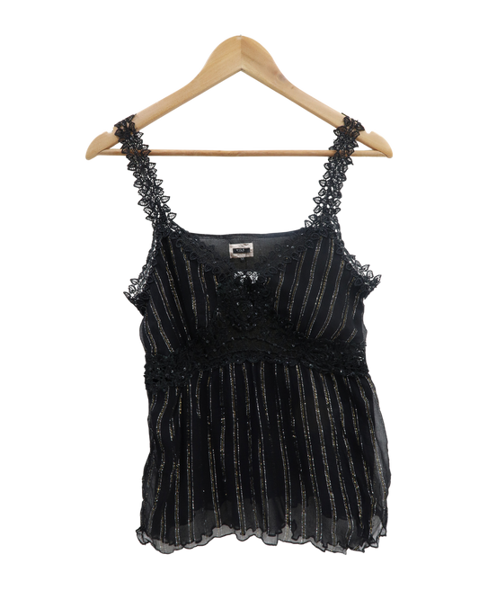 Débardeur noir à sequins - Vila clothes - M