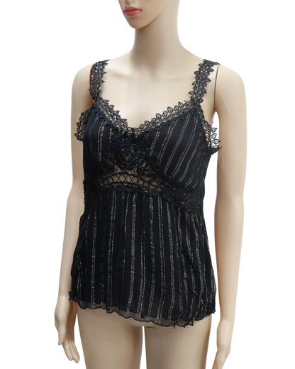 Débardeur noir à sequins - Vila clothes - M